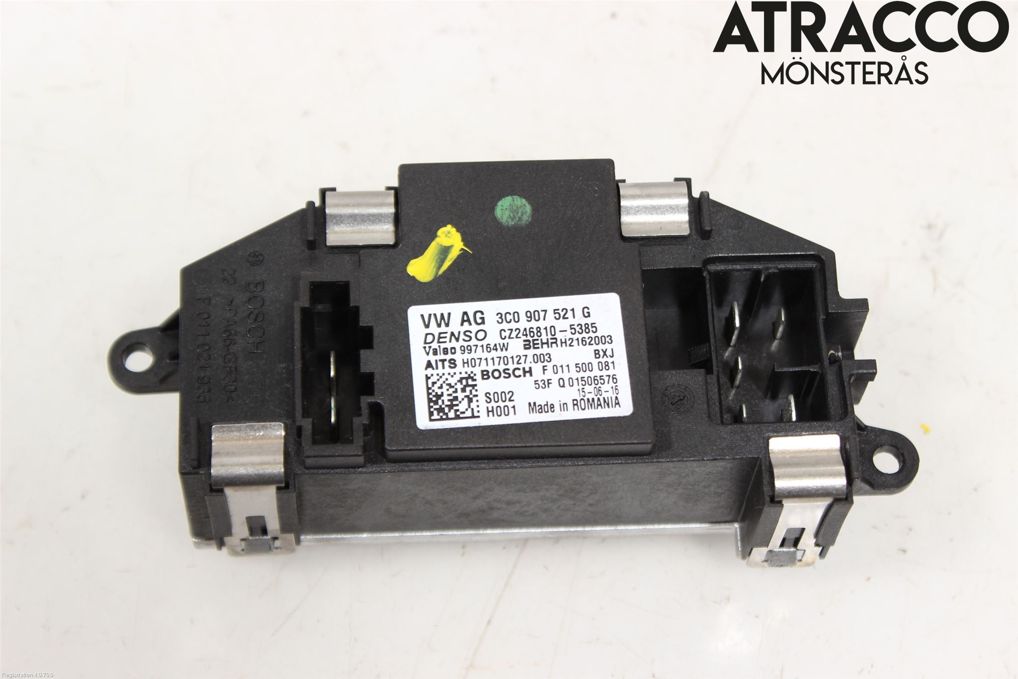 Volkswagen VW TIGUAN 07-16 Varmeapparat Viftemotstand