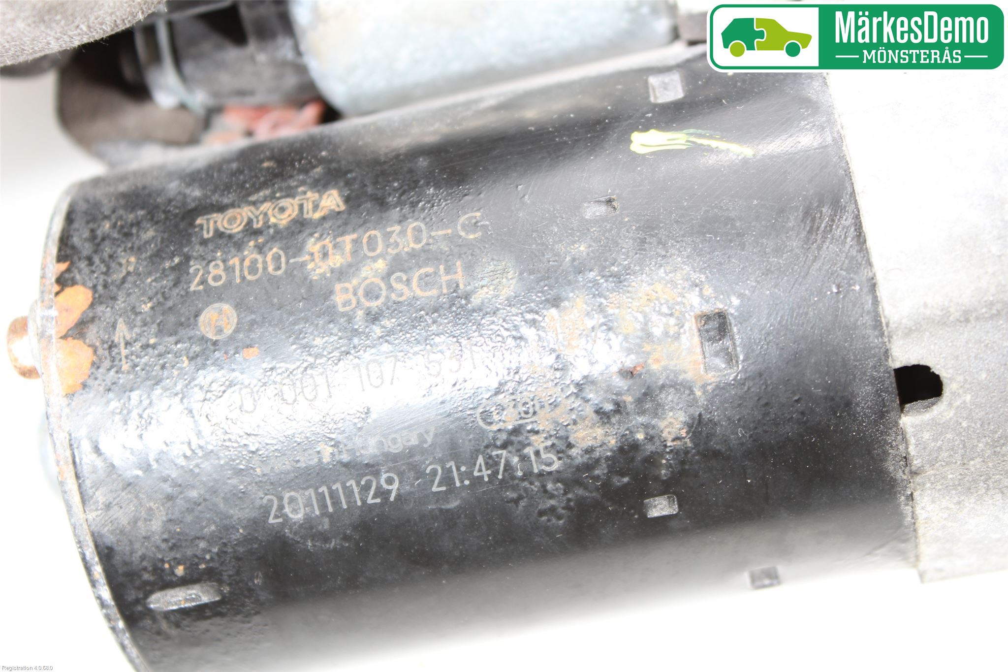 Toyota AURIS 10-12 Startmotor