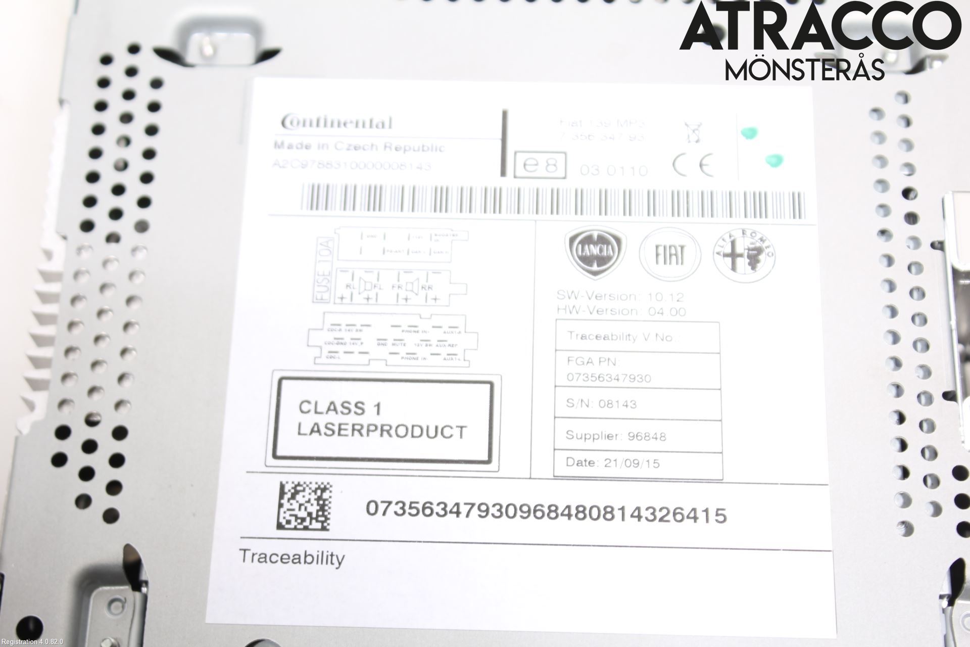 Fiat PANDA 12- Stereo Radio