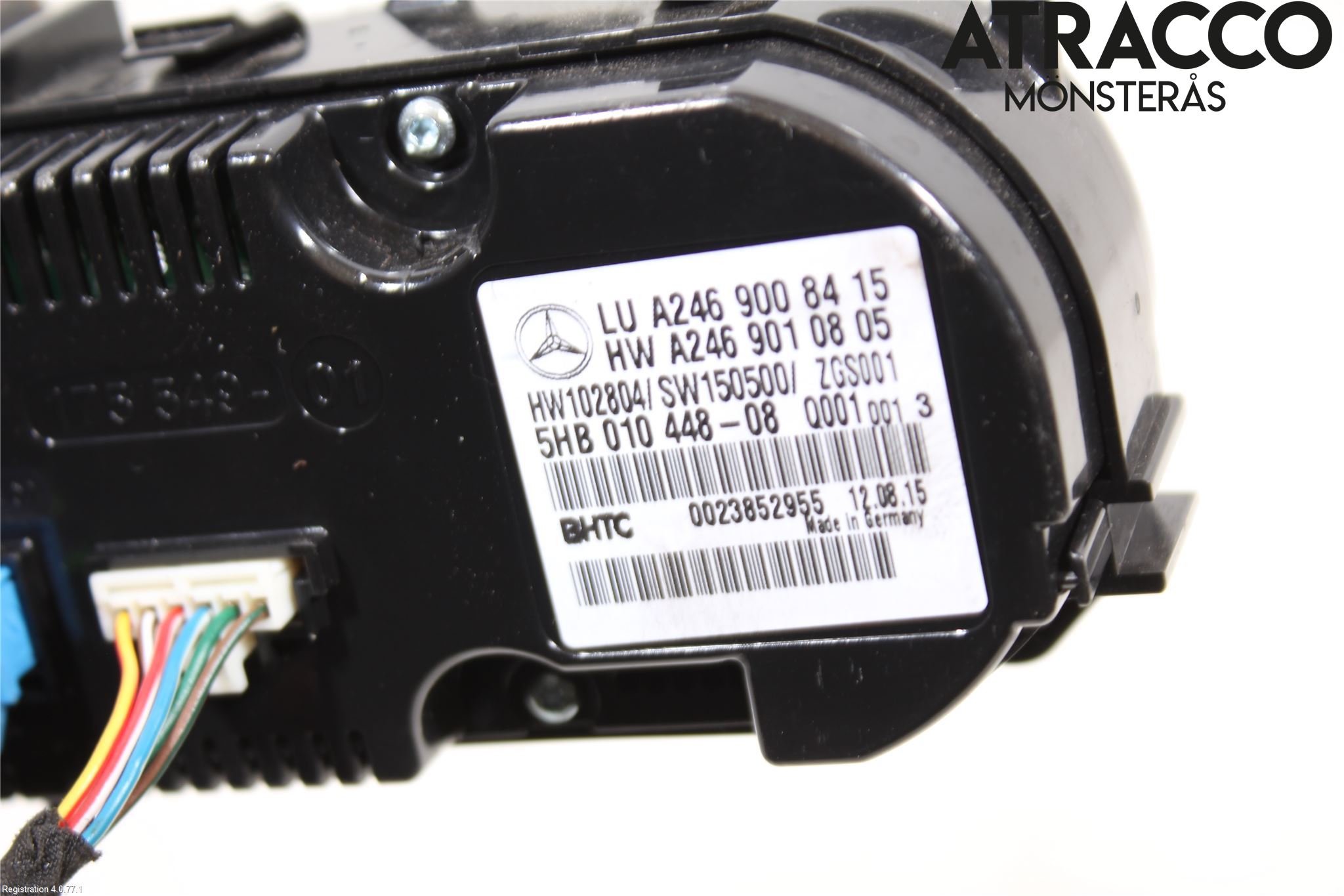 Mercedes-Benz MB CLA-KLASS (C117/X117) 13-19 Varme Ac Betjening-Display