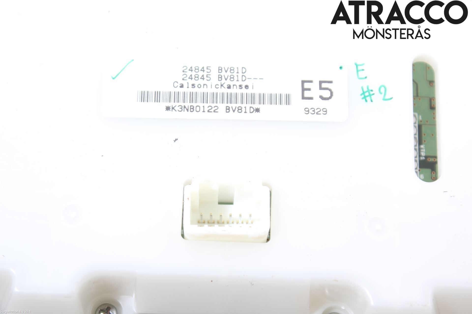 Nissan JUKE 14-19 Varme Ac Betjening-Display