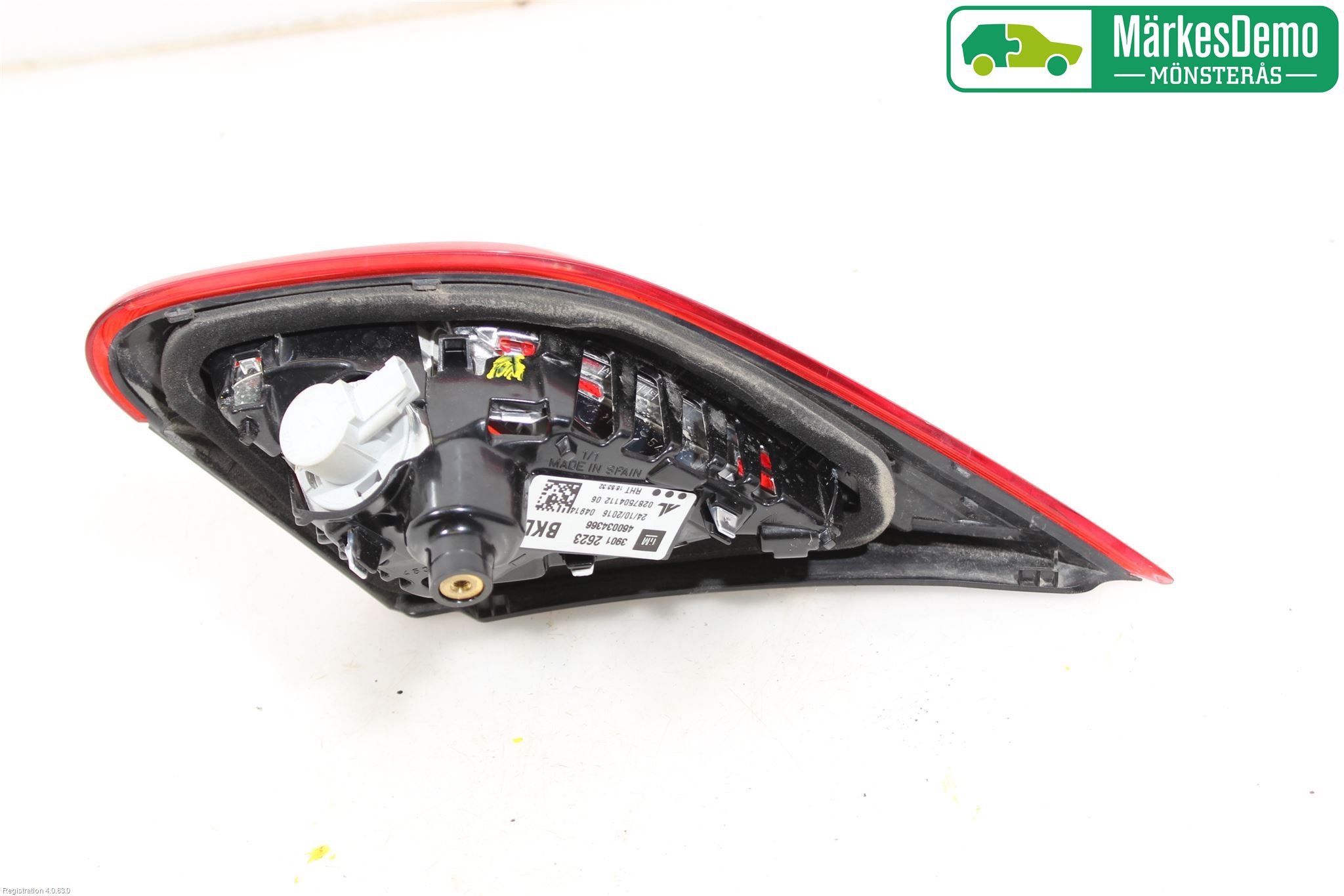 Opel CORSA E 15-19 Baklykt Venstre  På Luke(Indre