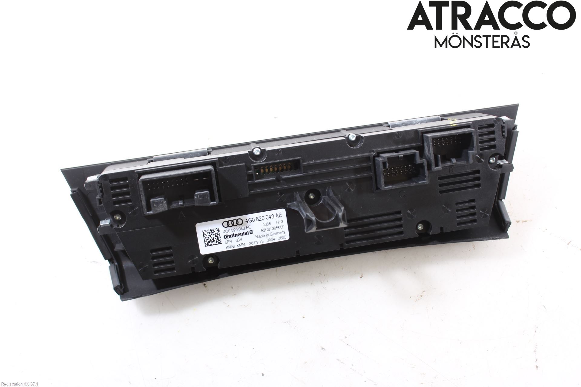 Audi A7/S7 4G 11-17 Varme Ac Betjening-Display