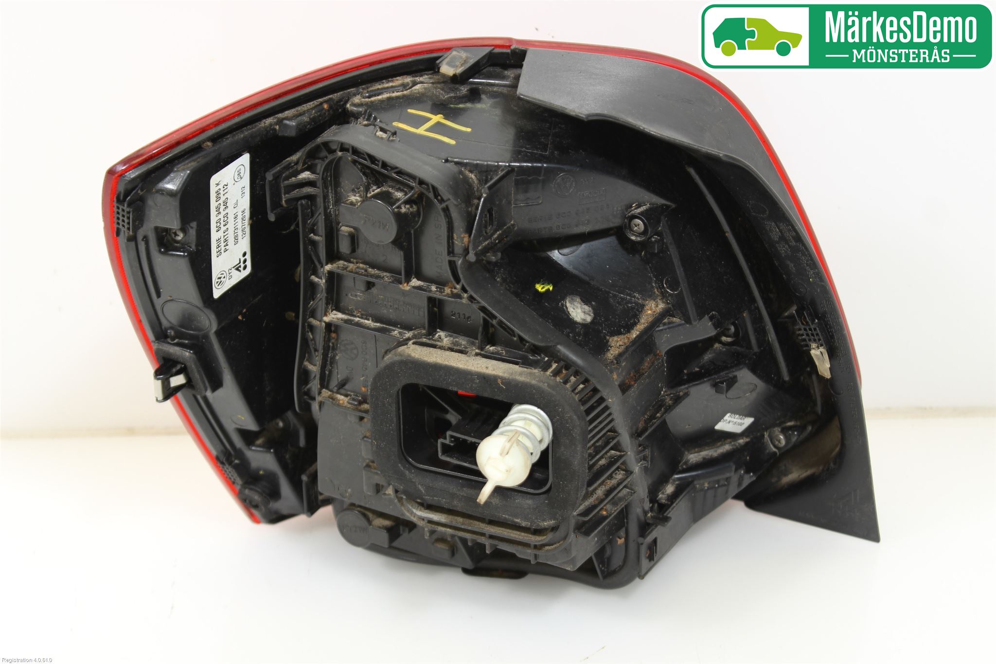 Volkswagen VW POLO 10-17 Baklykt Høyre