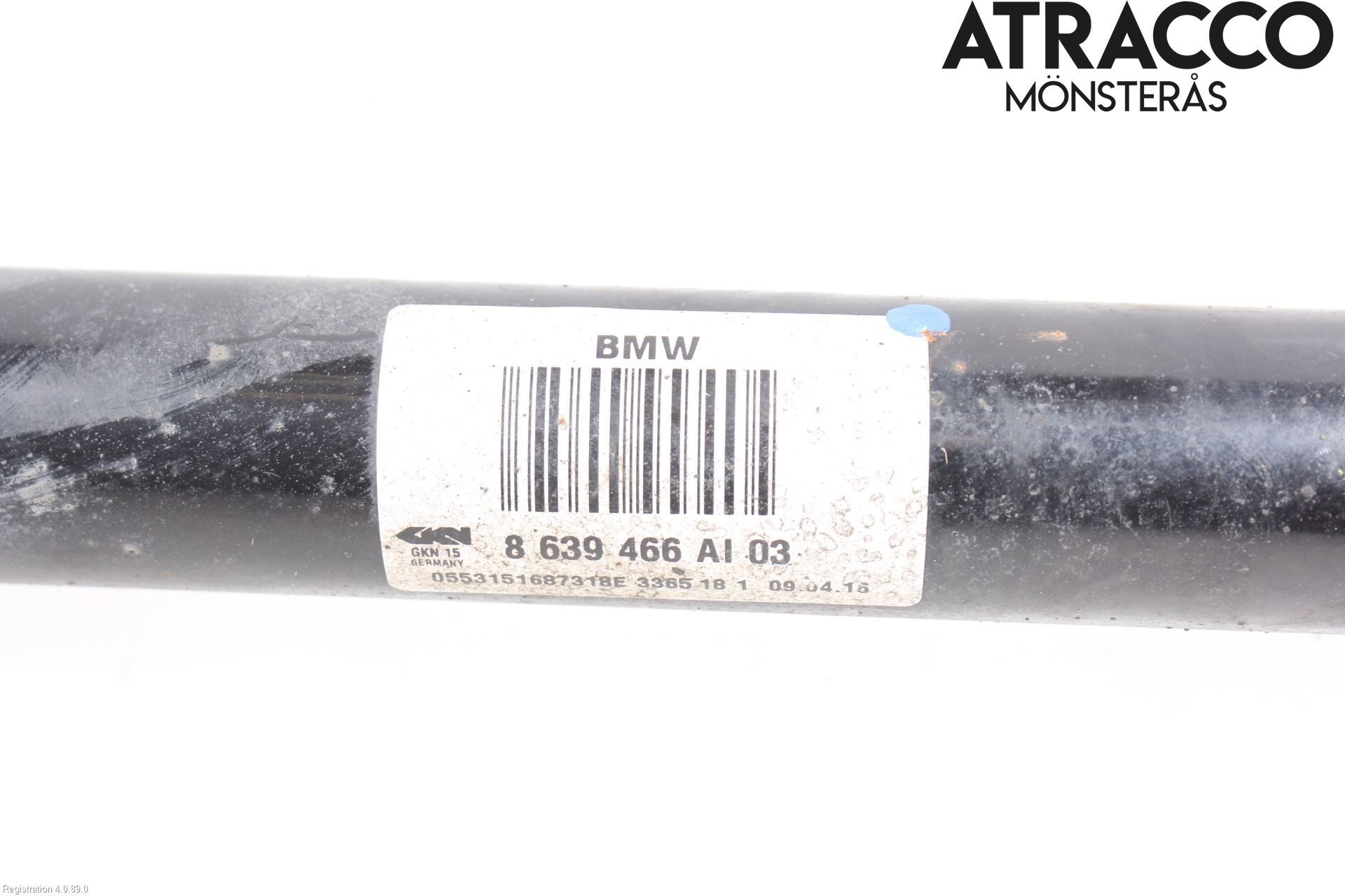 BMW 7 G11/G12 15-22 Drivaksel Bak Kompl Høyre