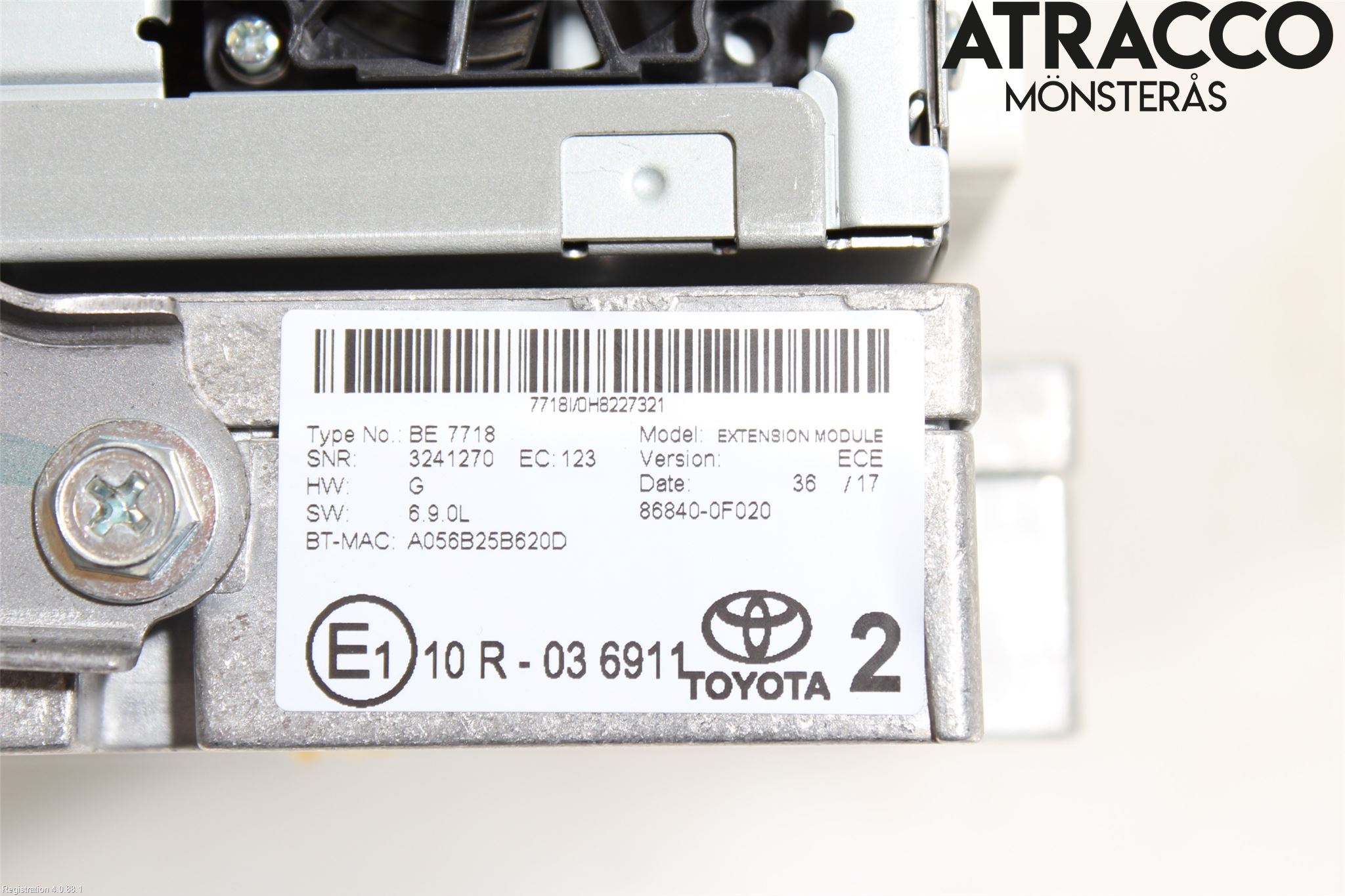 Toyota AVENSIS 16-18 Stereo Radio Med Cd