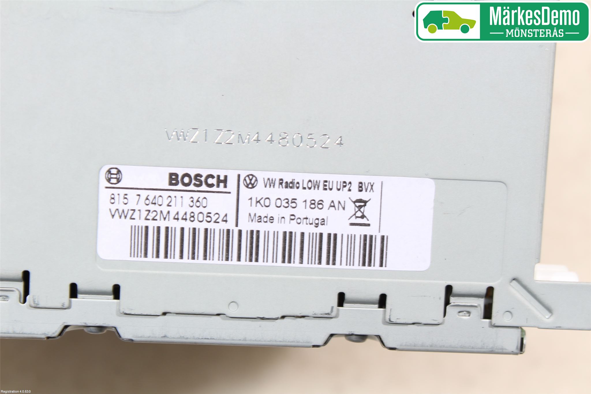 Volkswagen VW GOLF VI 09-13 Stereo Radio
