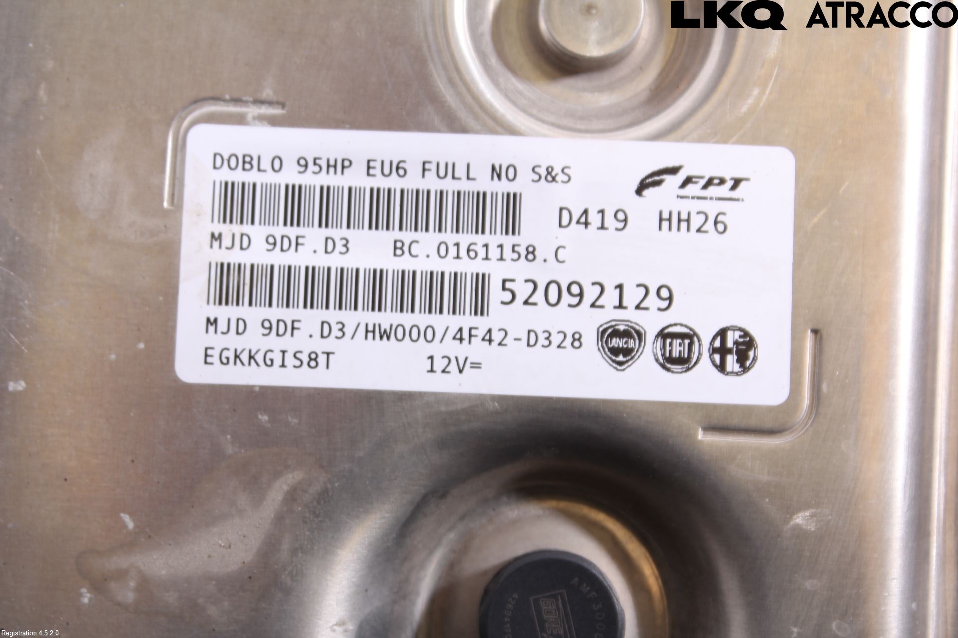 Fiat DOBLO CARGO Styreenhet Dieselpumpe