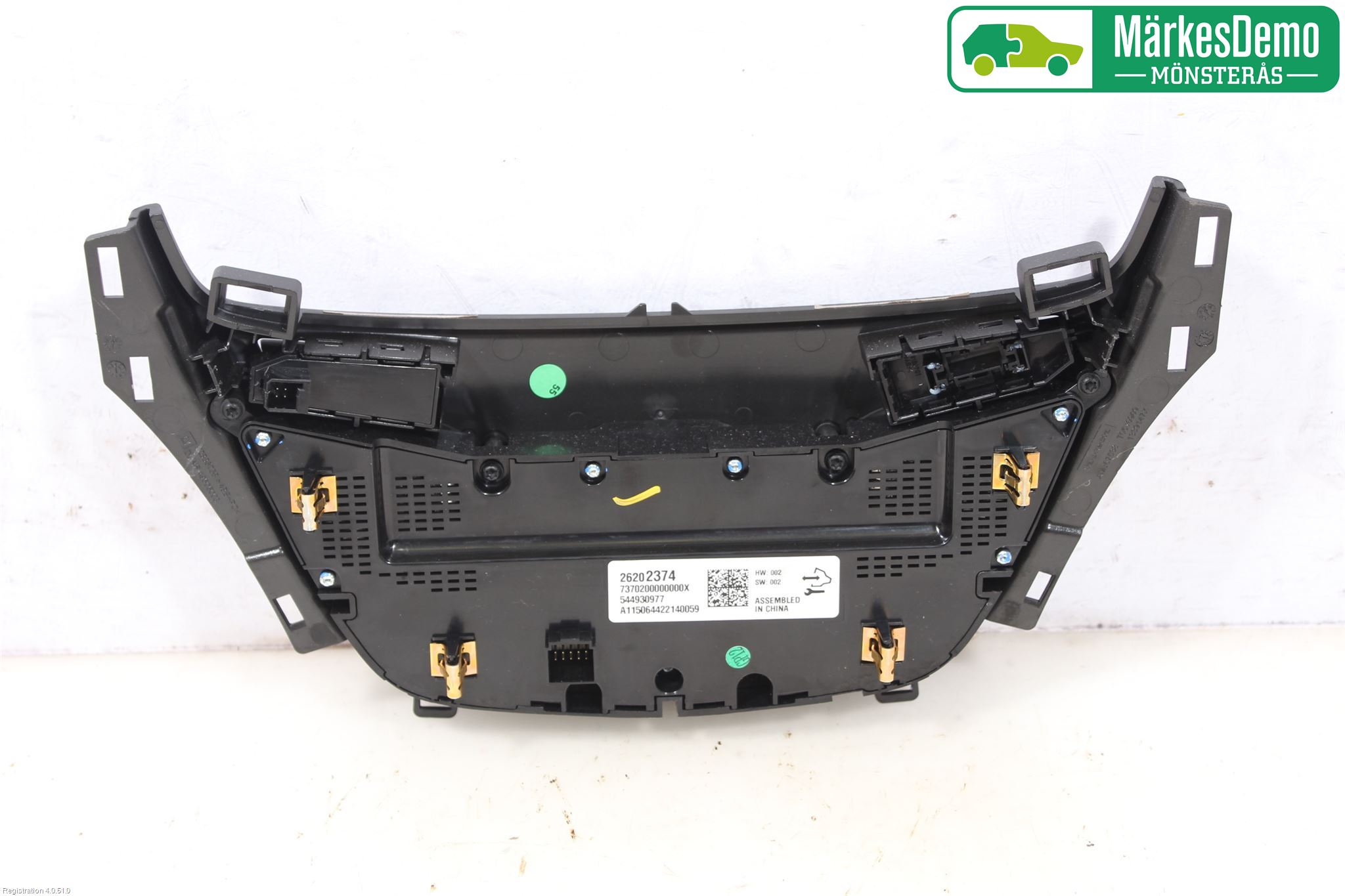 Opel INSIGNIA 09-16 Varme Ac Betjening-Display