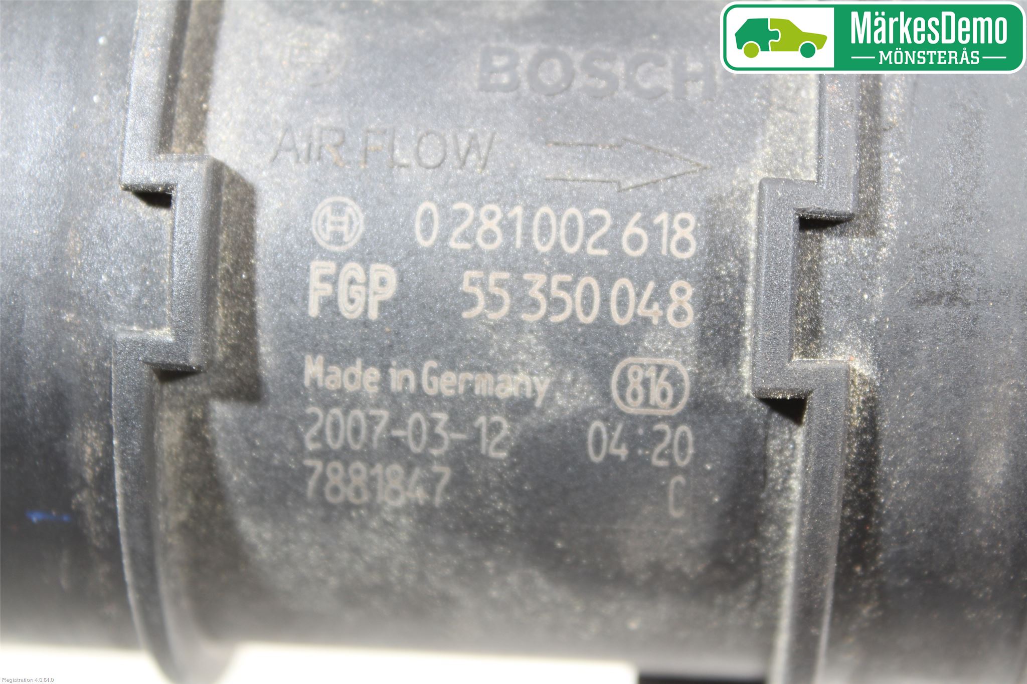 Opel VECTRA C 06-08 Inns Luftmassemåler