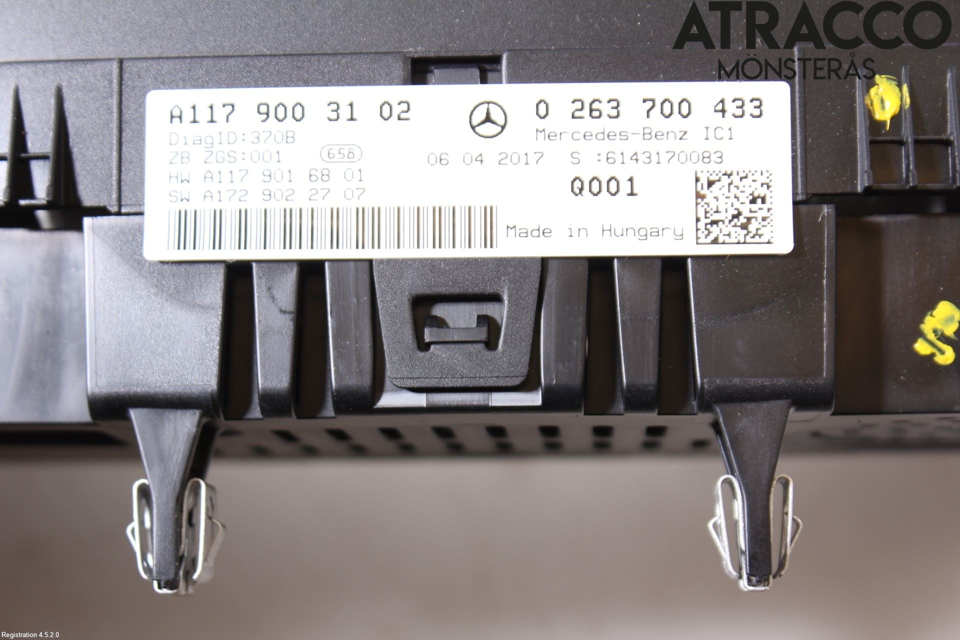 Mercedes-Benz MB CLA-KLASS (C117/X117) 13-19 Instr Kombinert