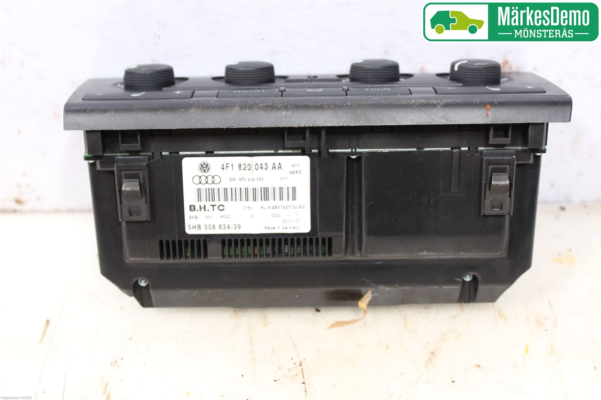 Audi A6/S6     05-11 Varme Ac Betjening-Display
