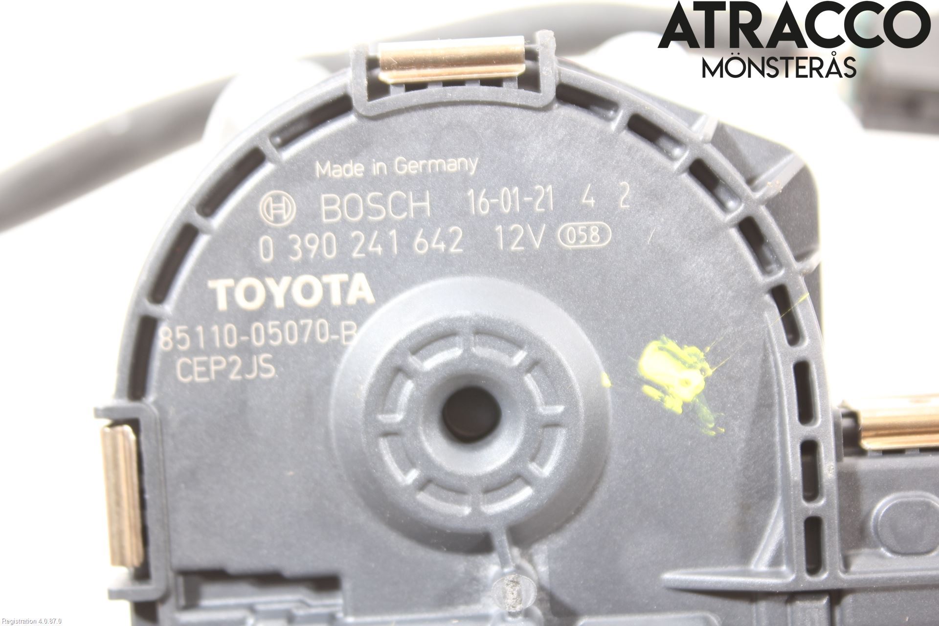 Toyota AVENSIS 16-18 Viskermotor Frontrute