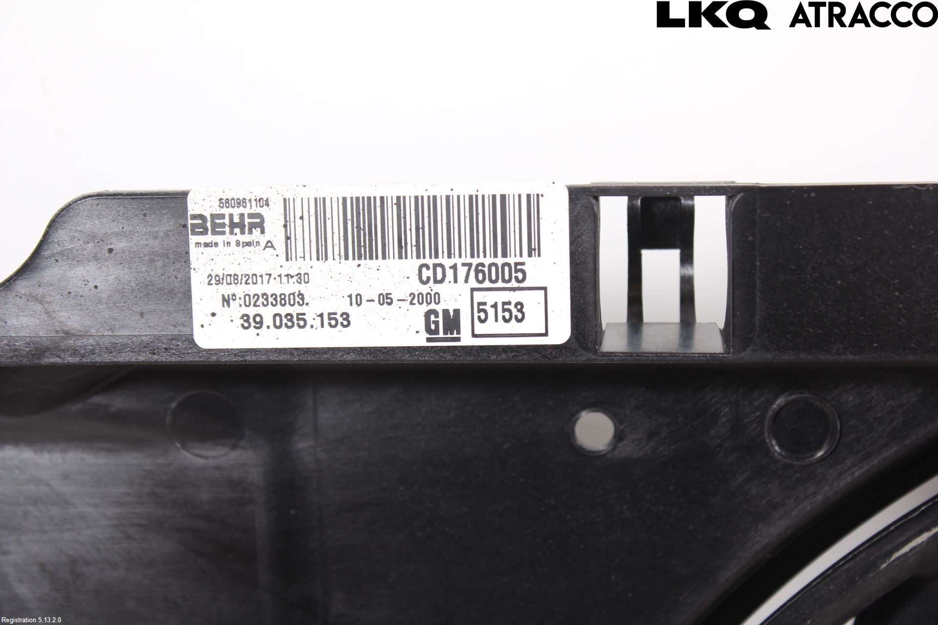 Opel CORSA E 15-19 Kjølevifte Elektrisk