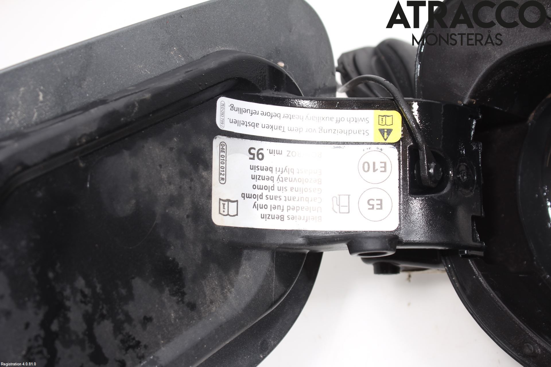 Volkswagen VW GOLF / E-GOLF VII 13-20 Drivstoff Tankluke
