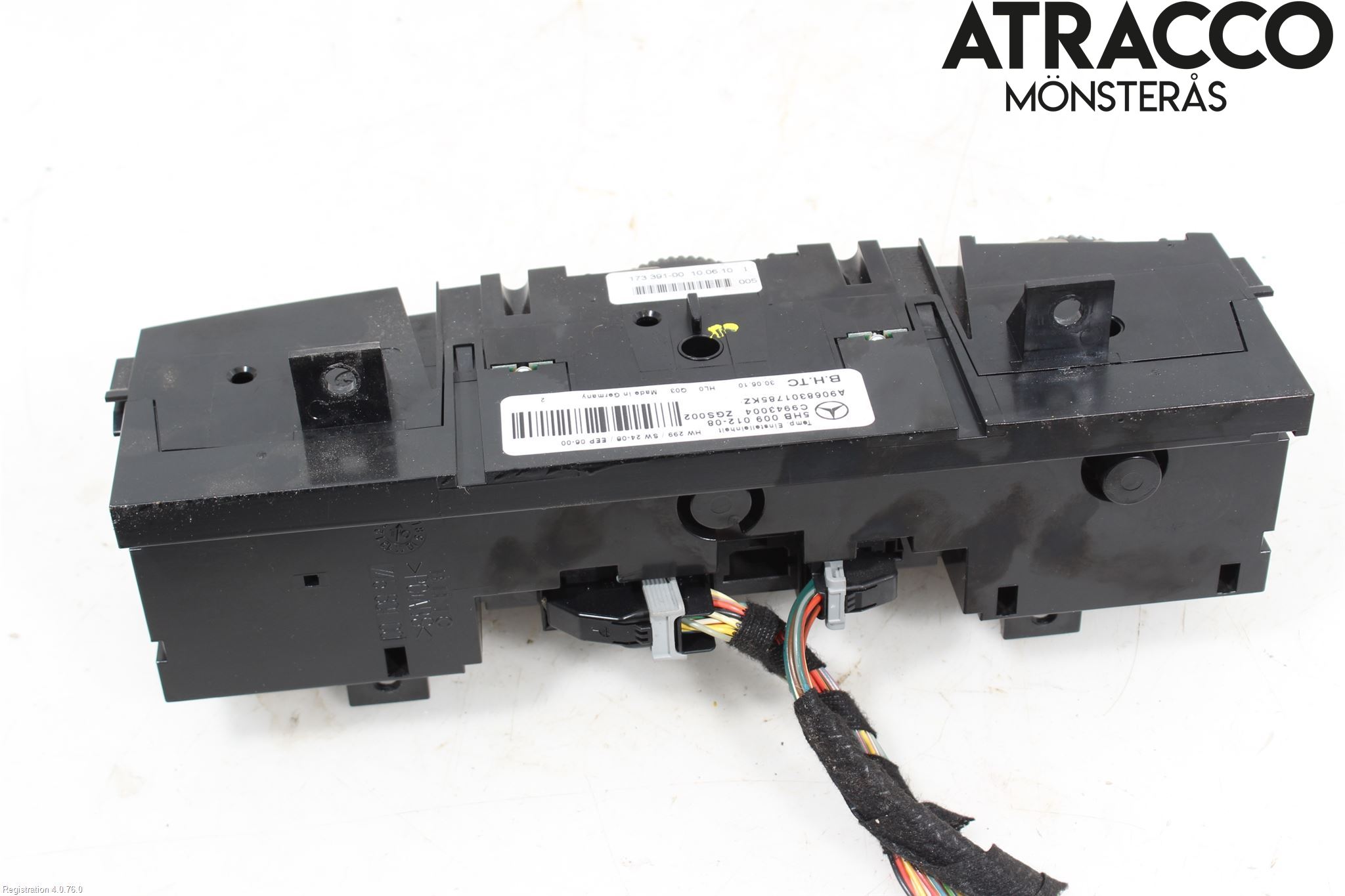 Mercedes-Benz MB SPRINTER (W906) 06-18 Varme Ac Betjening-Display