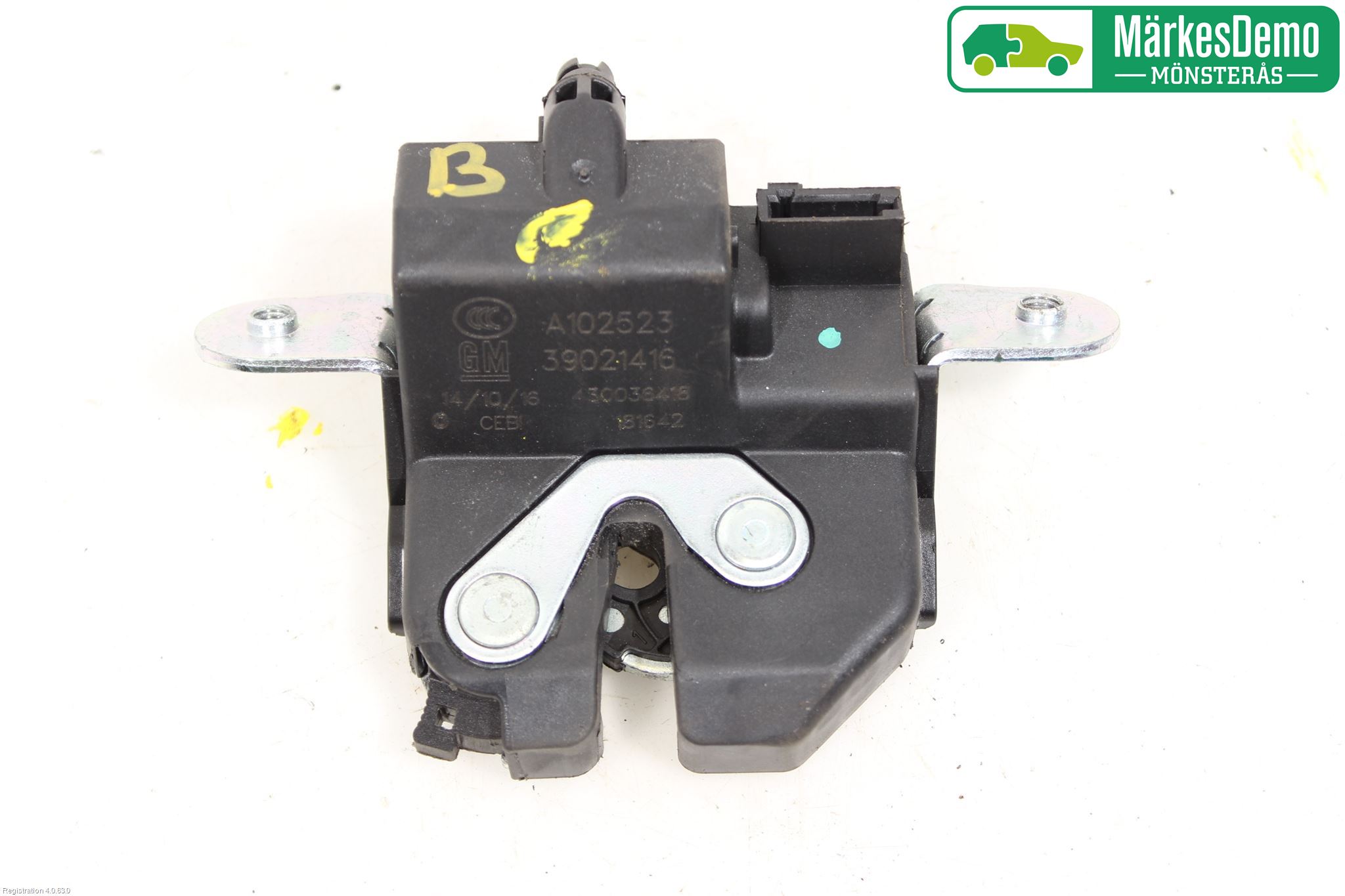 Opel CORSA E 15-19 Bakluke-Lokk Låsekasse