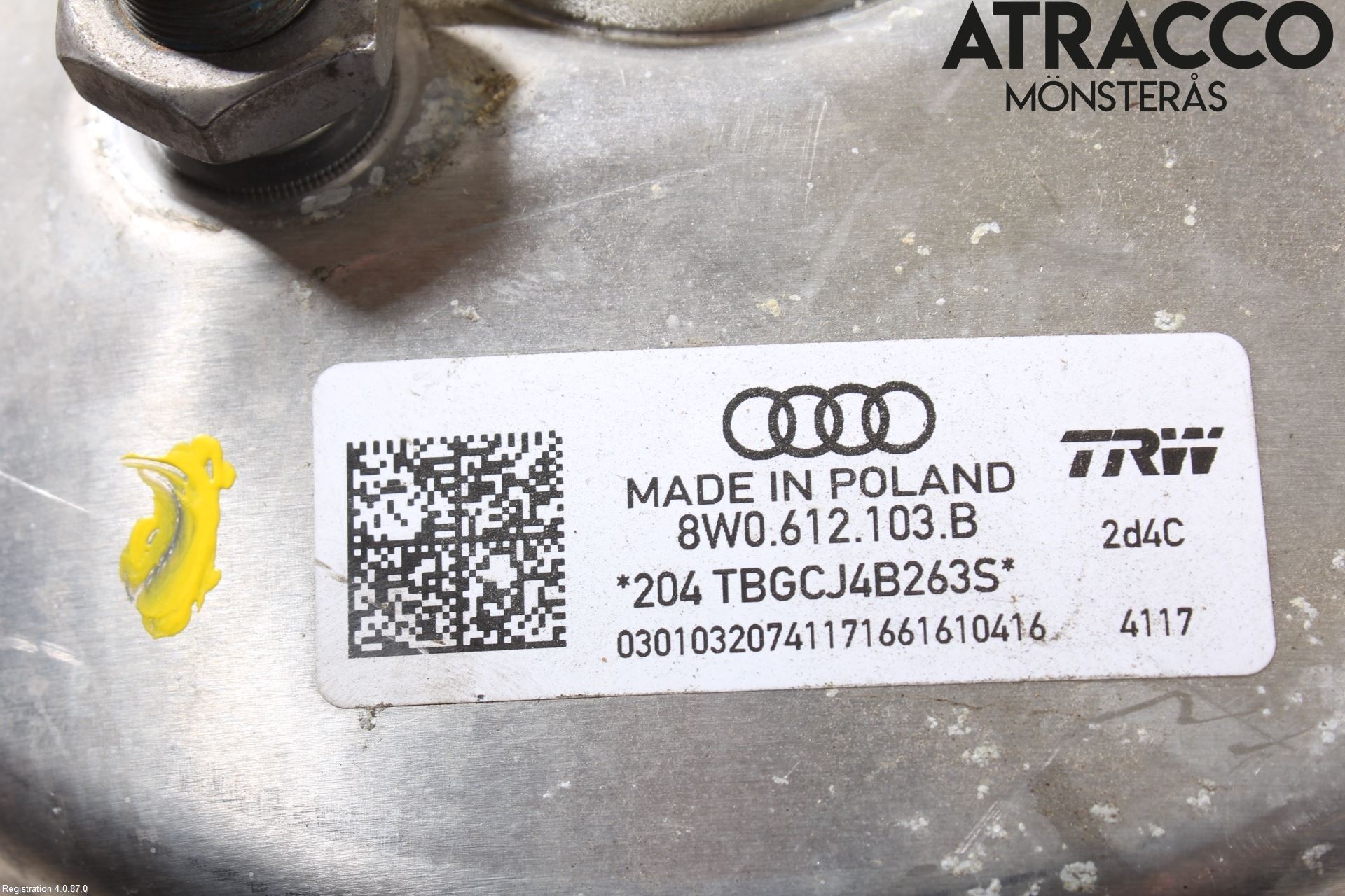 Audi A4/S4 B9 16-19 Bremseservo