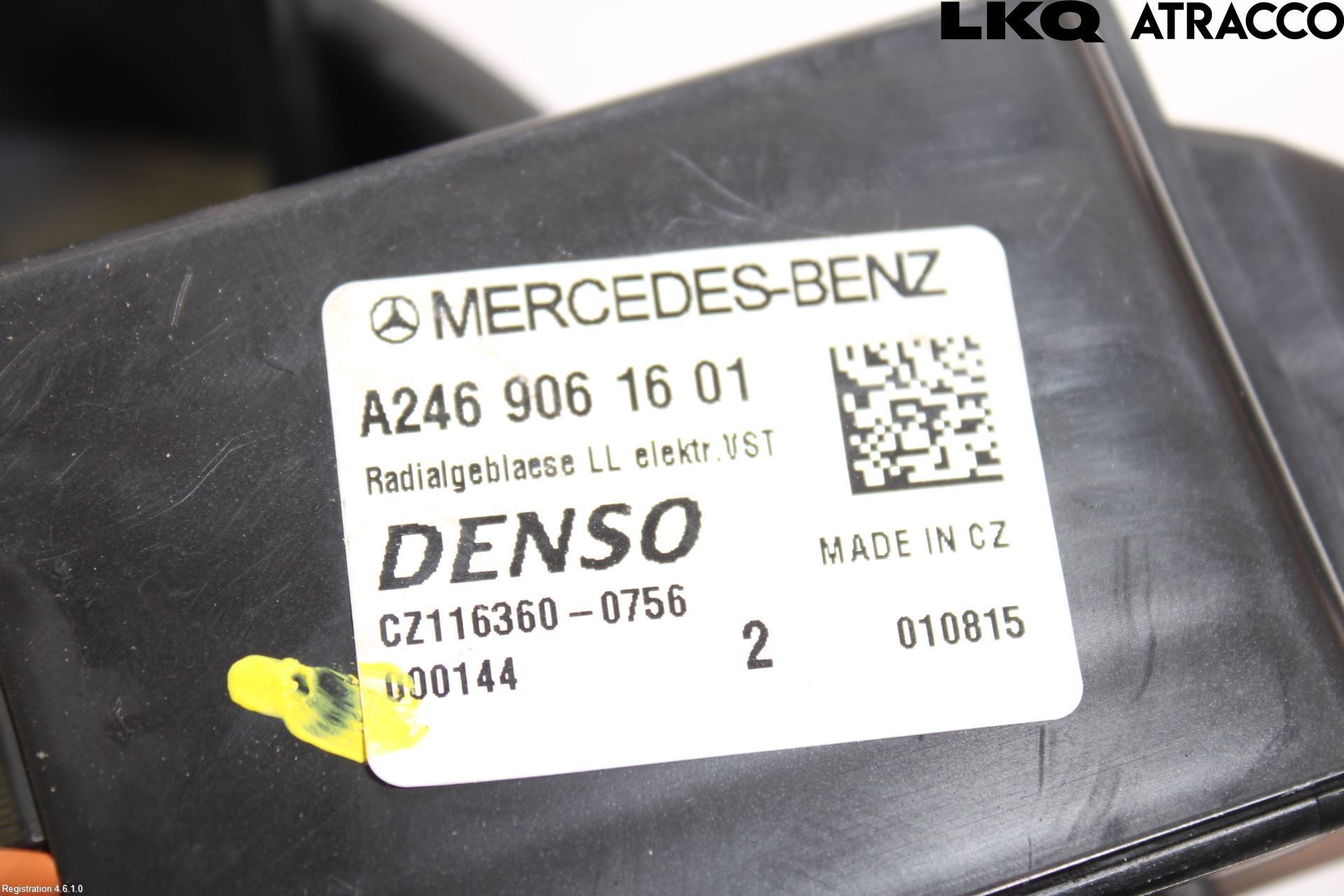 Mercedes-Benz MB CLA-KLASS (C117/X117) 13-19 Varmeapparat Viftemotor