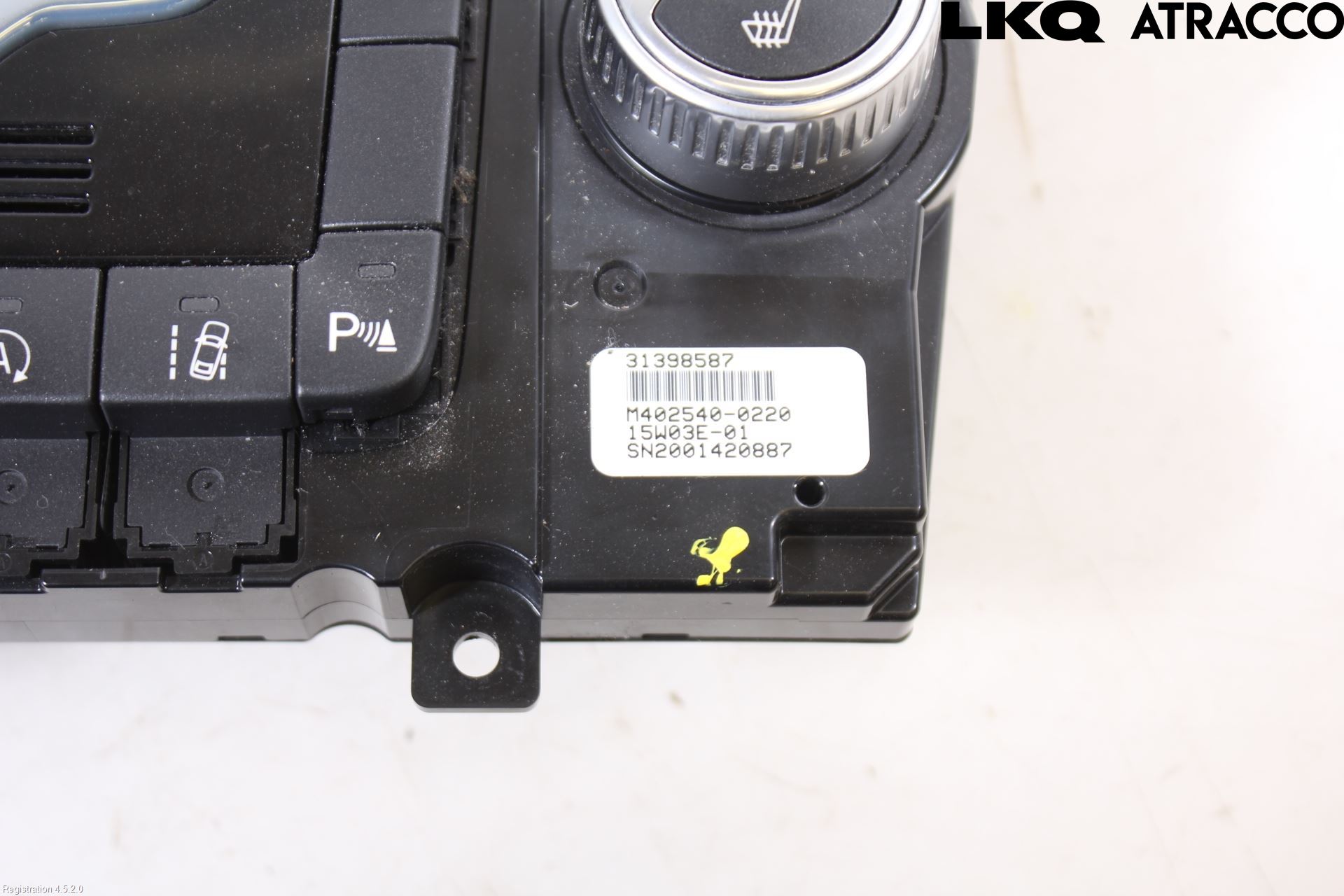 Volvo V60 14-18 Varme Ac Betjening-Display
