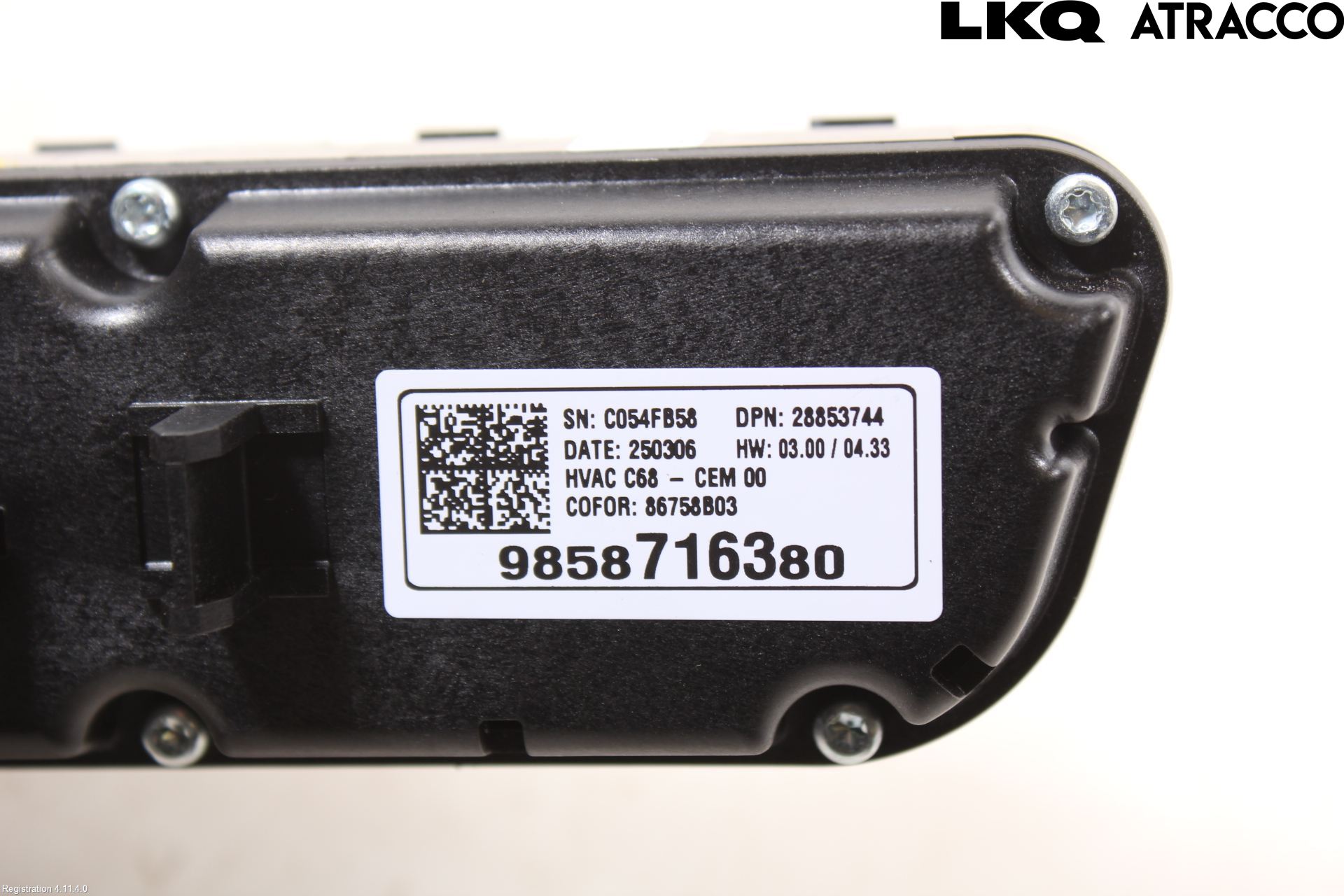 Opel MOKKA 21- Varme Ac Betjening-Display