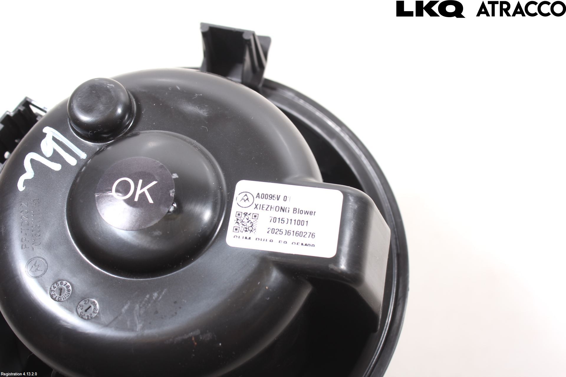 Opel CORSA F, CORSA-E 20- Varmeapparat Viftemotor