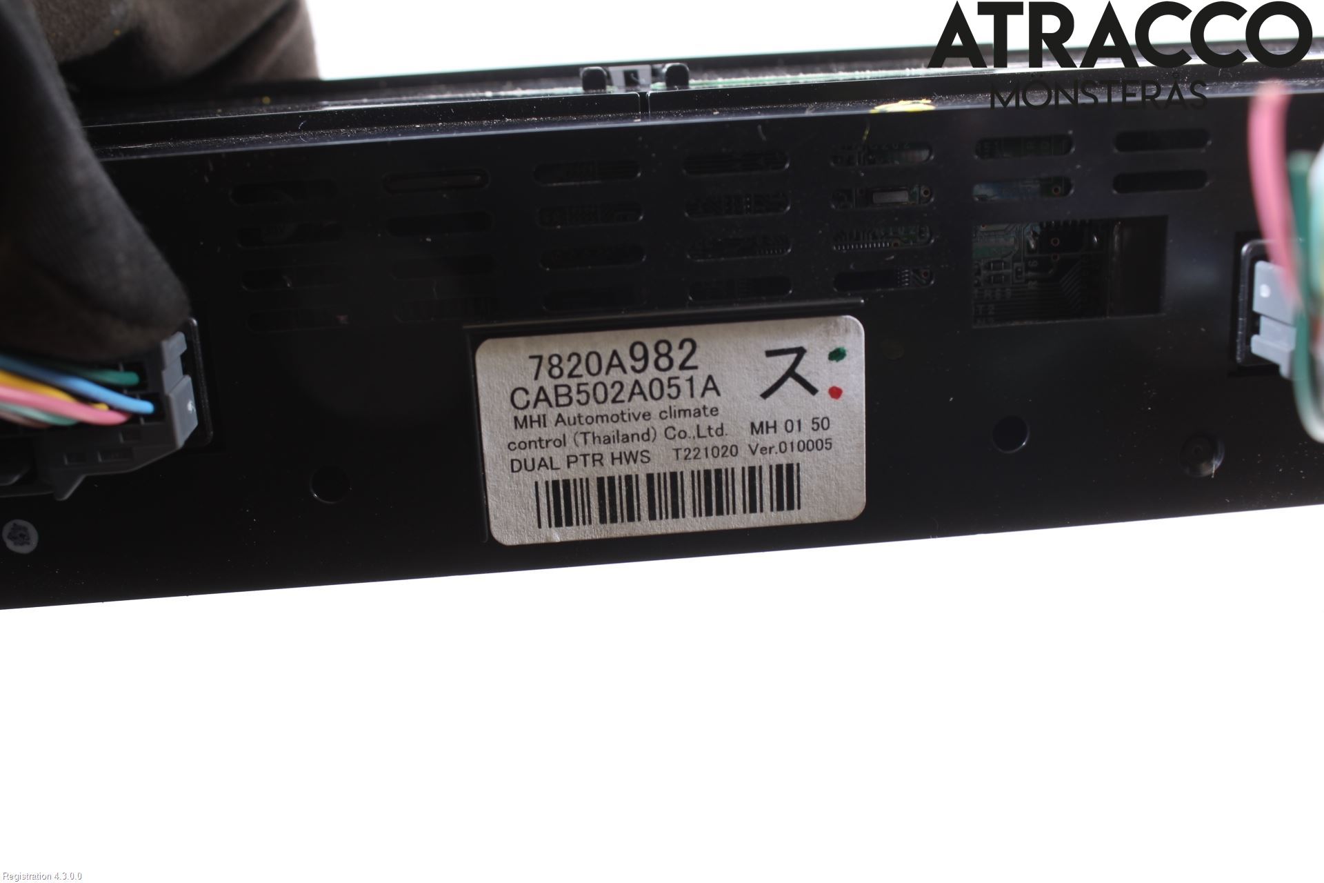 Mitsubishi ECLIPS CROSS Varme Ac Betjening-Display