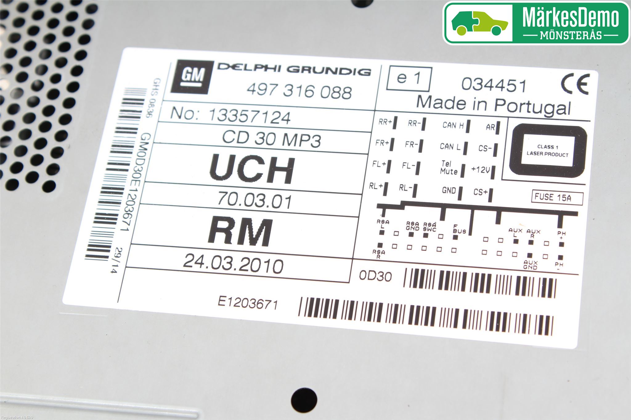 Opel CORSA D 07-14 Stereo Radio