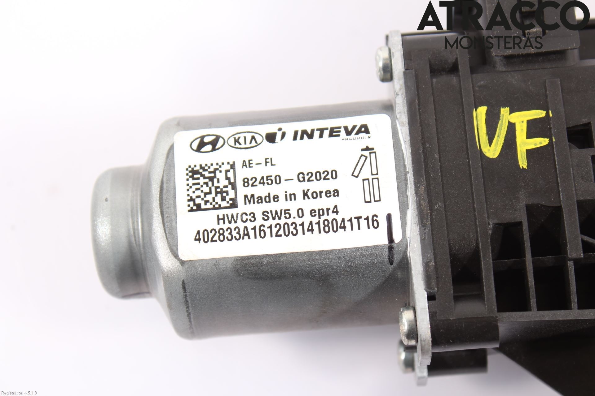Hyundai IONIQ AE 17-22 Vindusheismotor