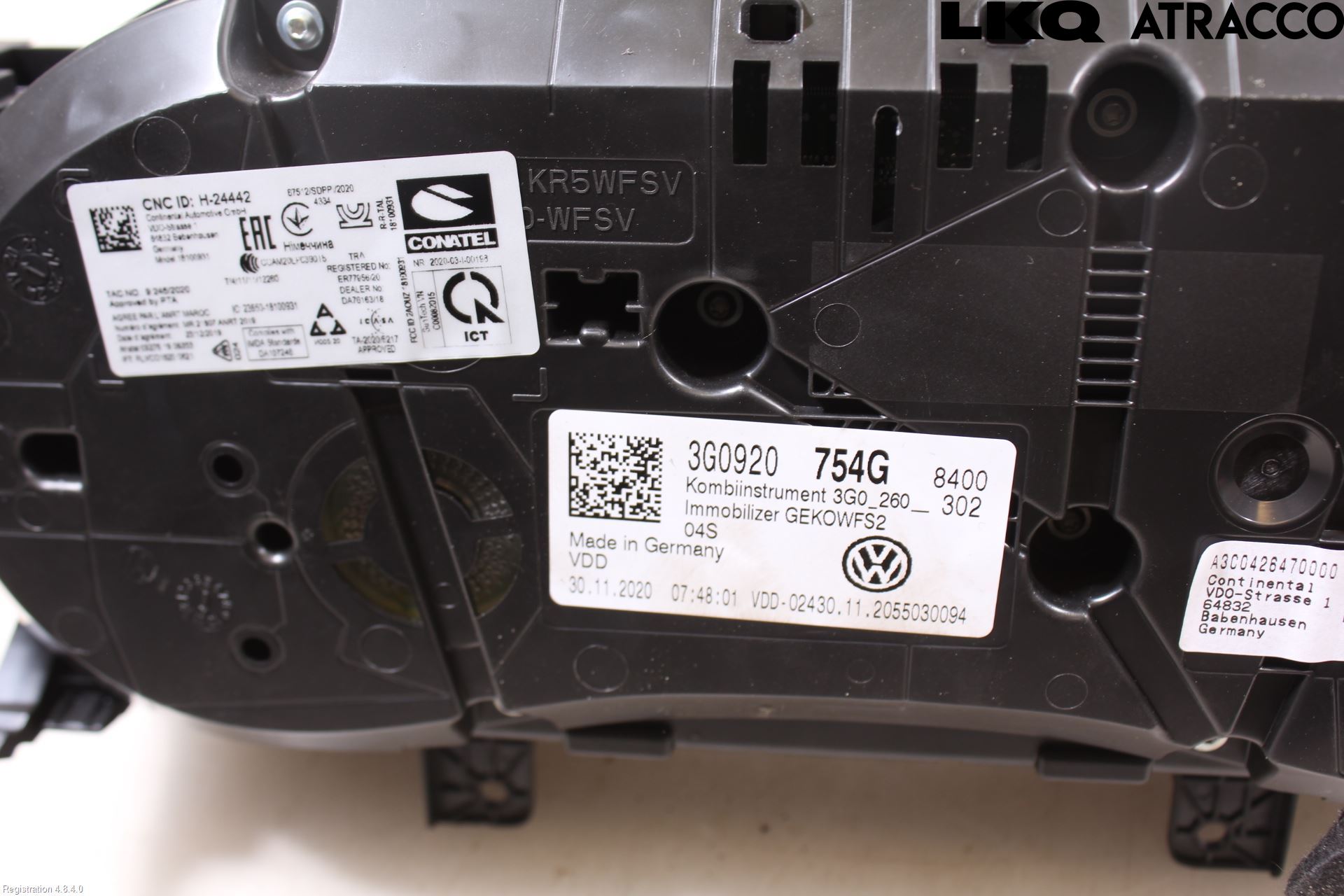 Volkswagen VW PASSAT 20-24 Instr Kombinert