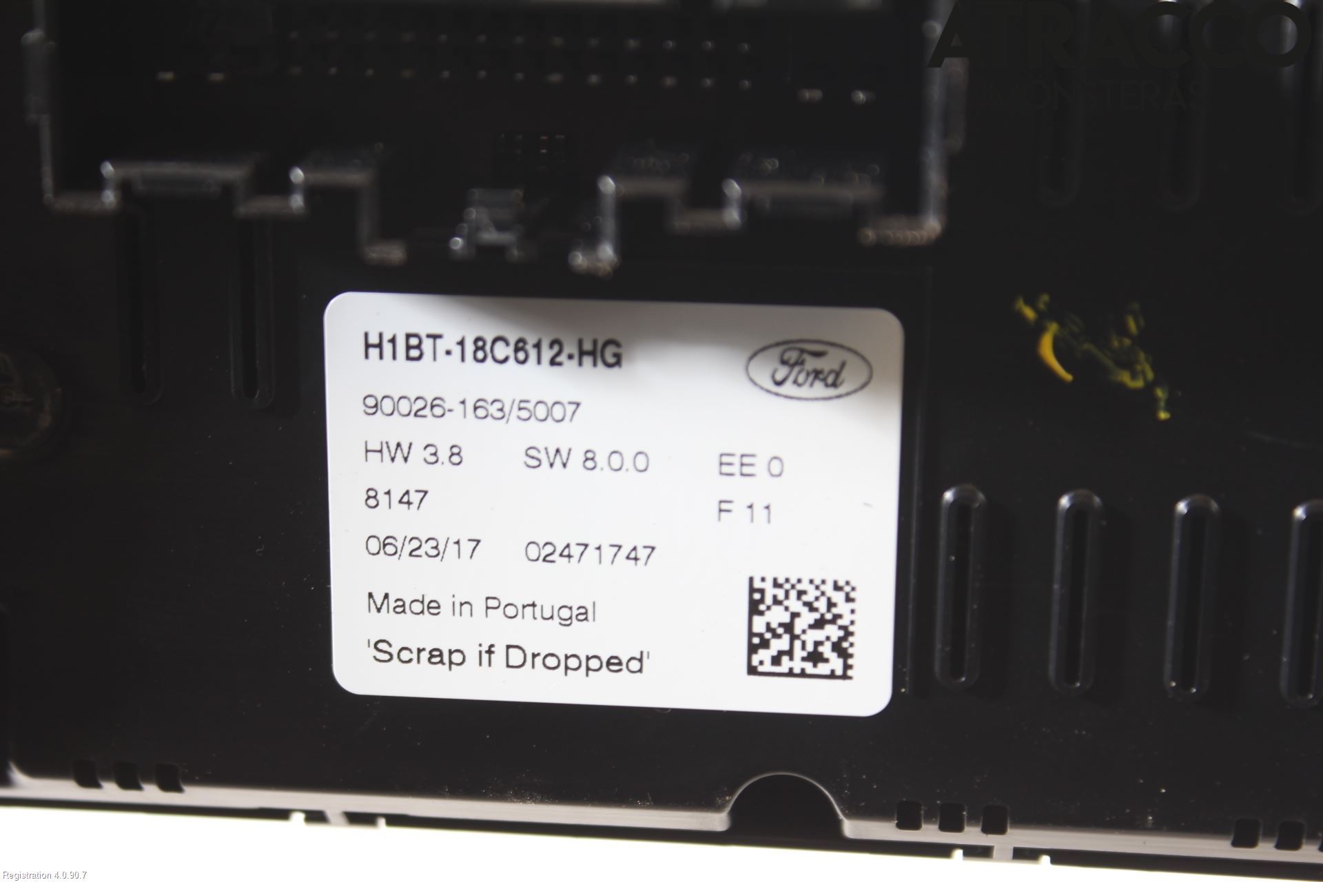 Ford FIESTA (VII) 18-23 Varme Ac Betjening-Display