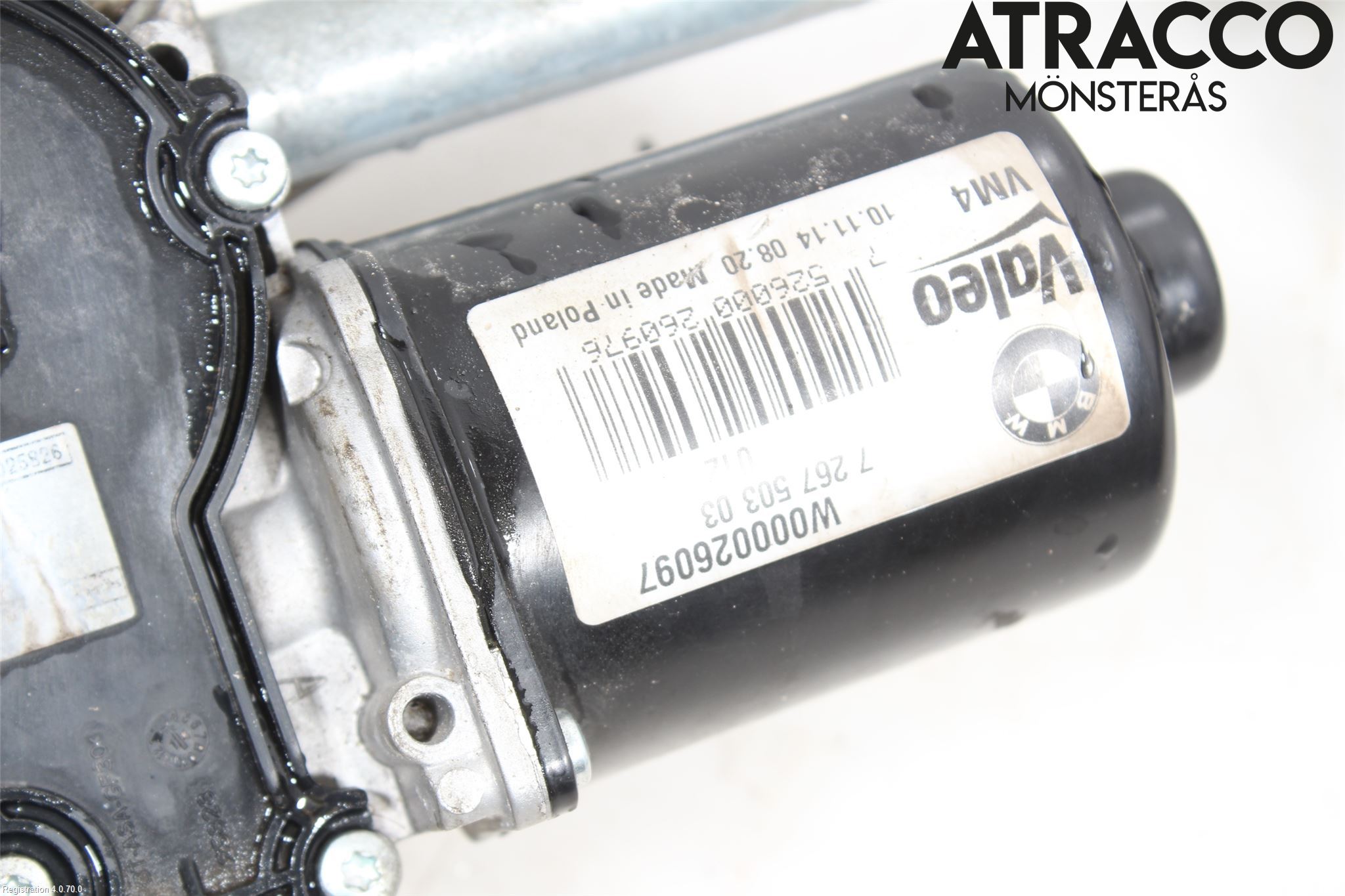 BMW 3 F30/F31/F80 12-19 Viskermotor Frontrute