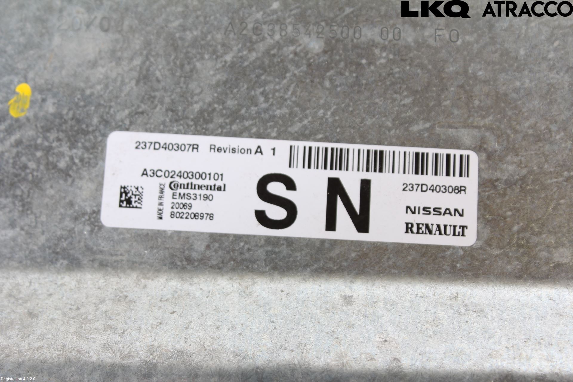 Renault ZOE/E-TECH 13- Styreenhet Innsprøytning