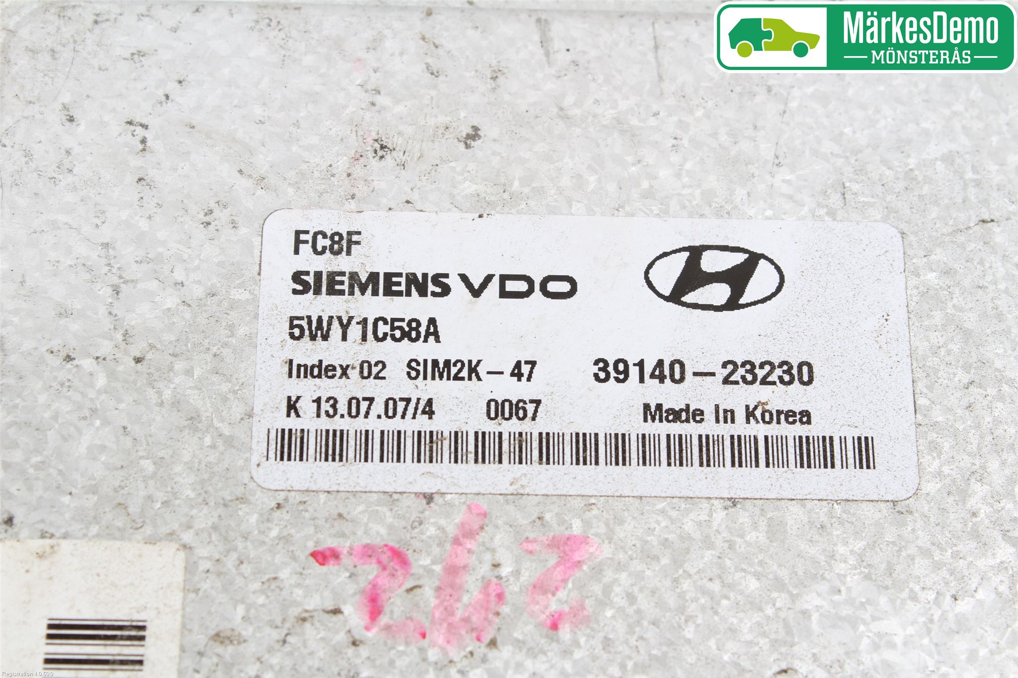Hyundai i30 FD 07-12 Styreenhet Innsprøytning
