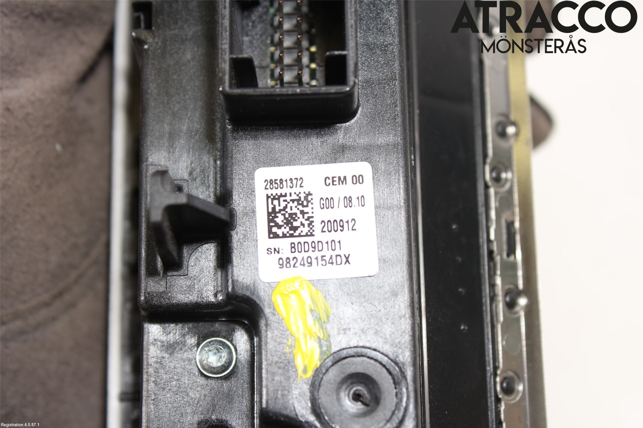 Peugeot 5008 17-24 Varme Ac Betjening-Display