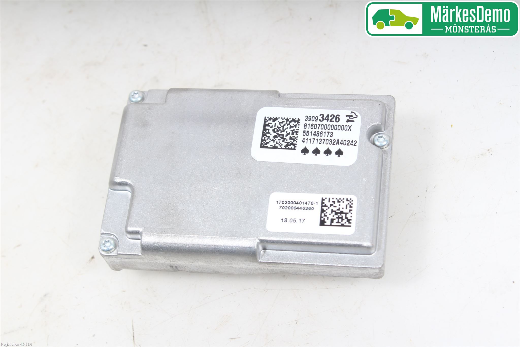 Opel ASTRA K 16-22 Sensor Kollisjonsbeskyttelse