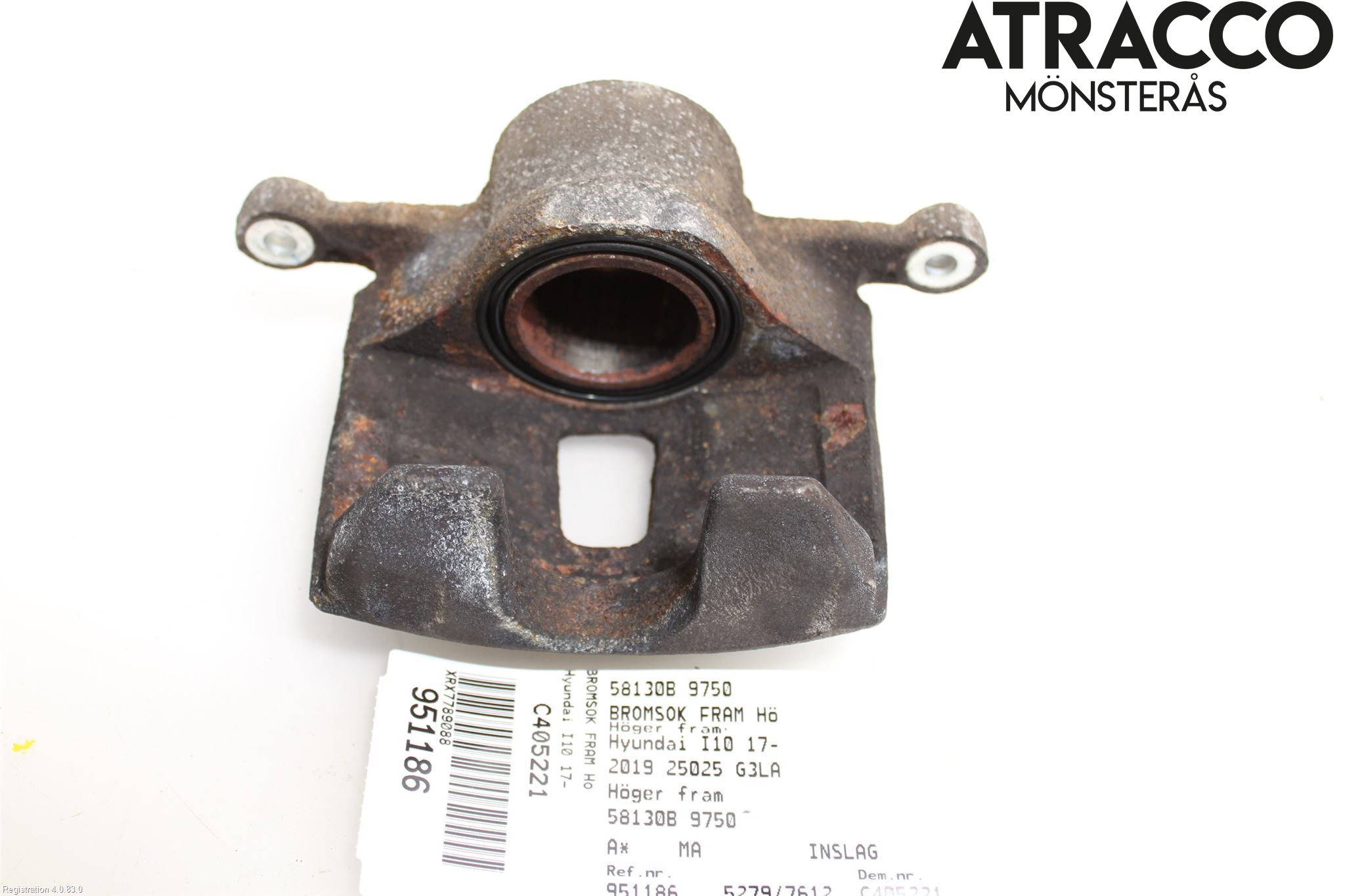 Hyundai i10 BA 17-20 Bremsecaliper Foran Høyre