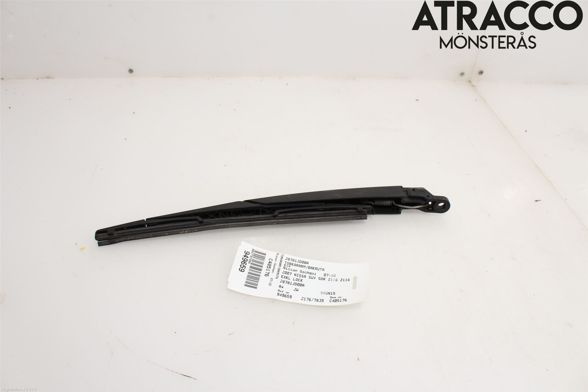 Nissan QASHQAI   07-10 Viskerarm Bakrute