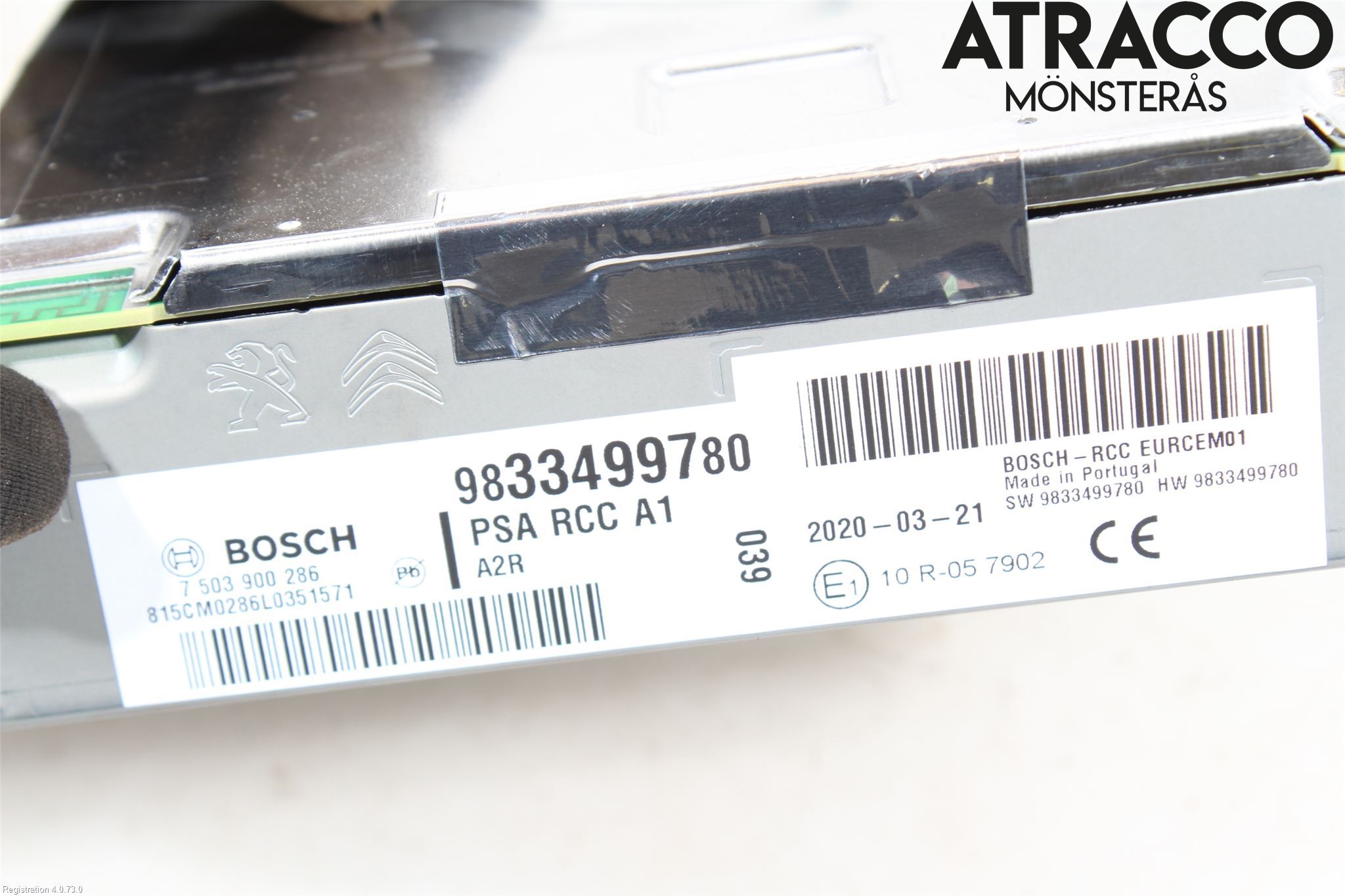 Peugeot 2008/E-2008 20- Stereo Radio