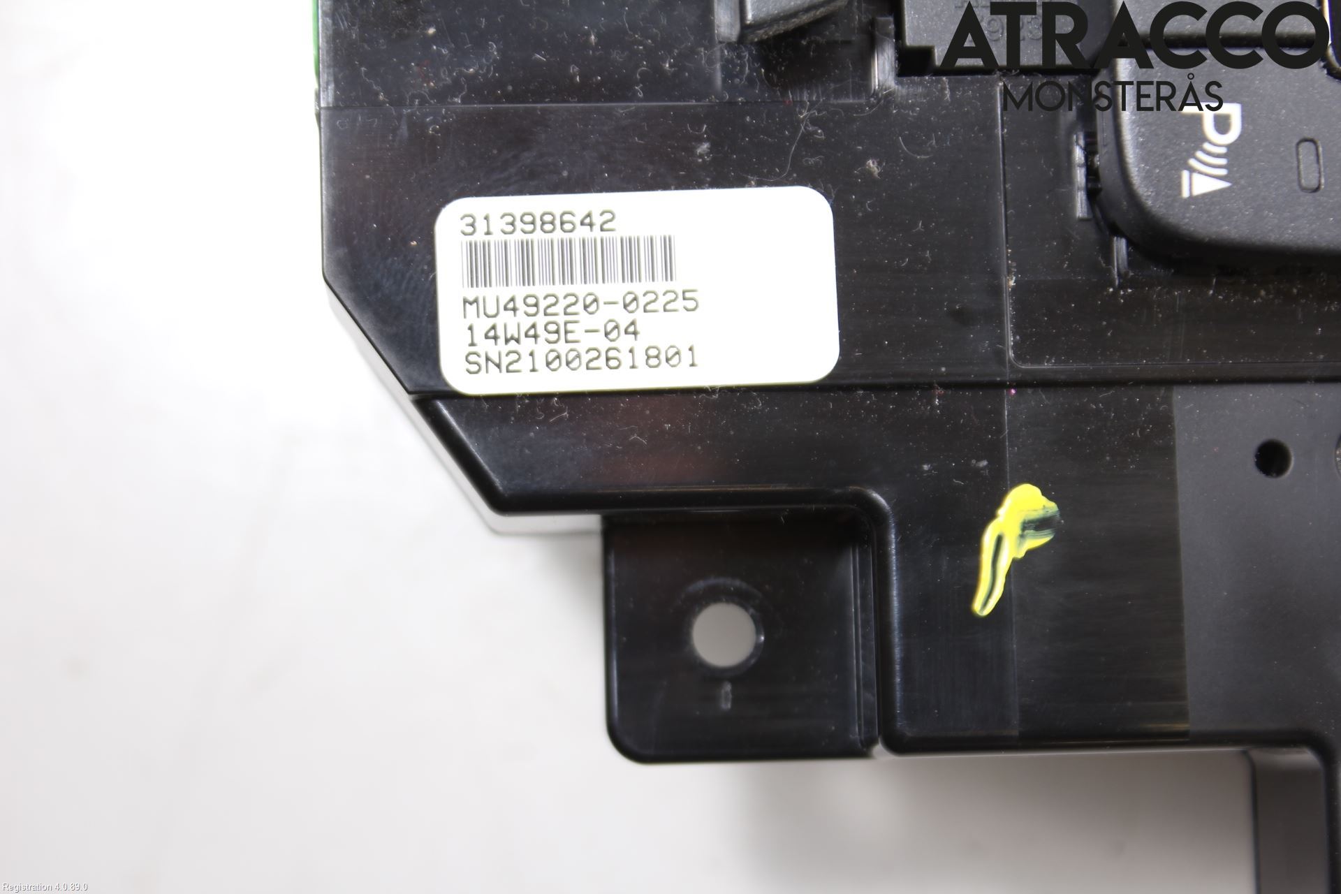 Volvo V40 12-19 Varme Ac Betjening-Display