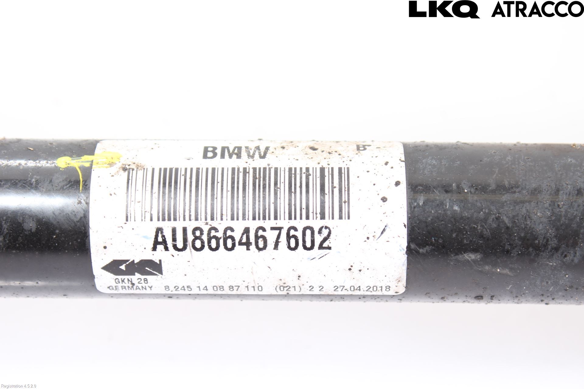 BMW 5 G30/G31/F90 17-23 Drivaksel Foran Kompl Høyre