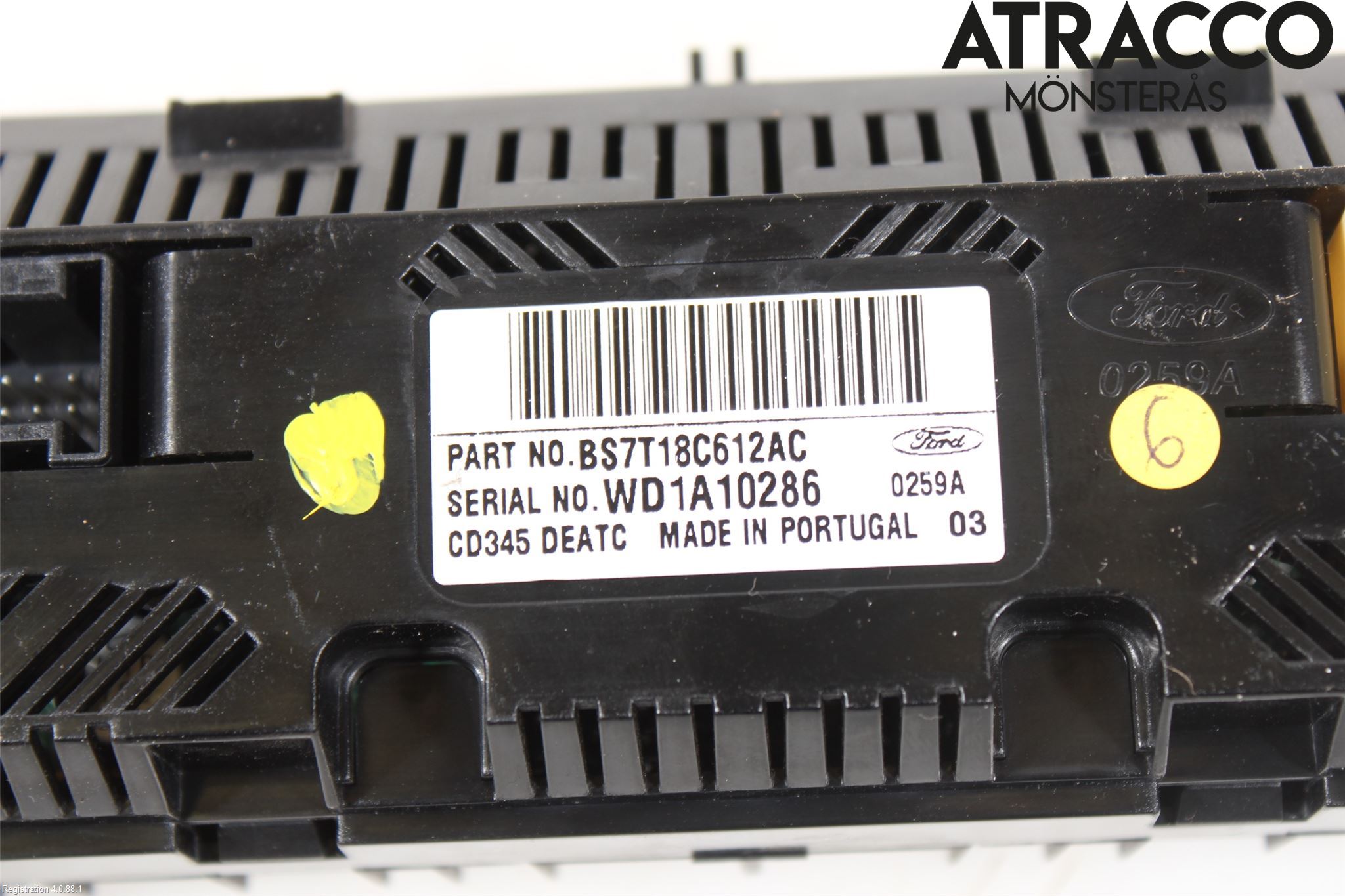 Ford MONDEO 07-15 Varme Ac Betjening-Display