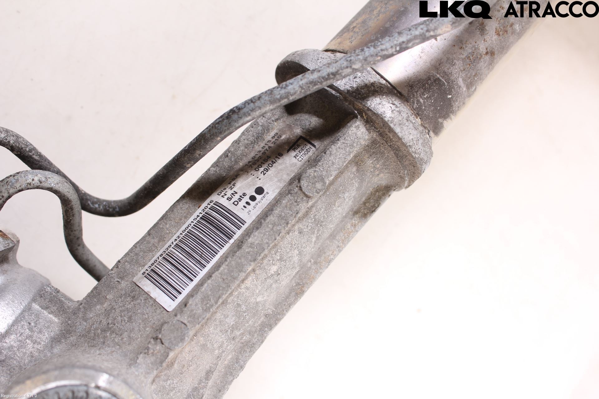 Fiat SCUDO 07-16 Servo Snekke - Tannstang