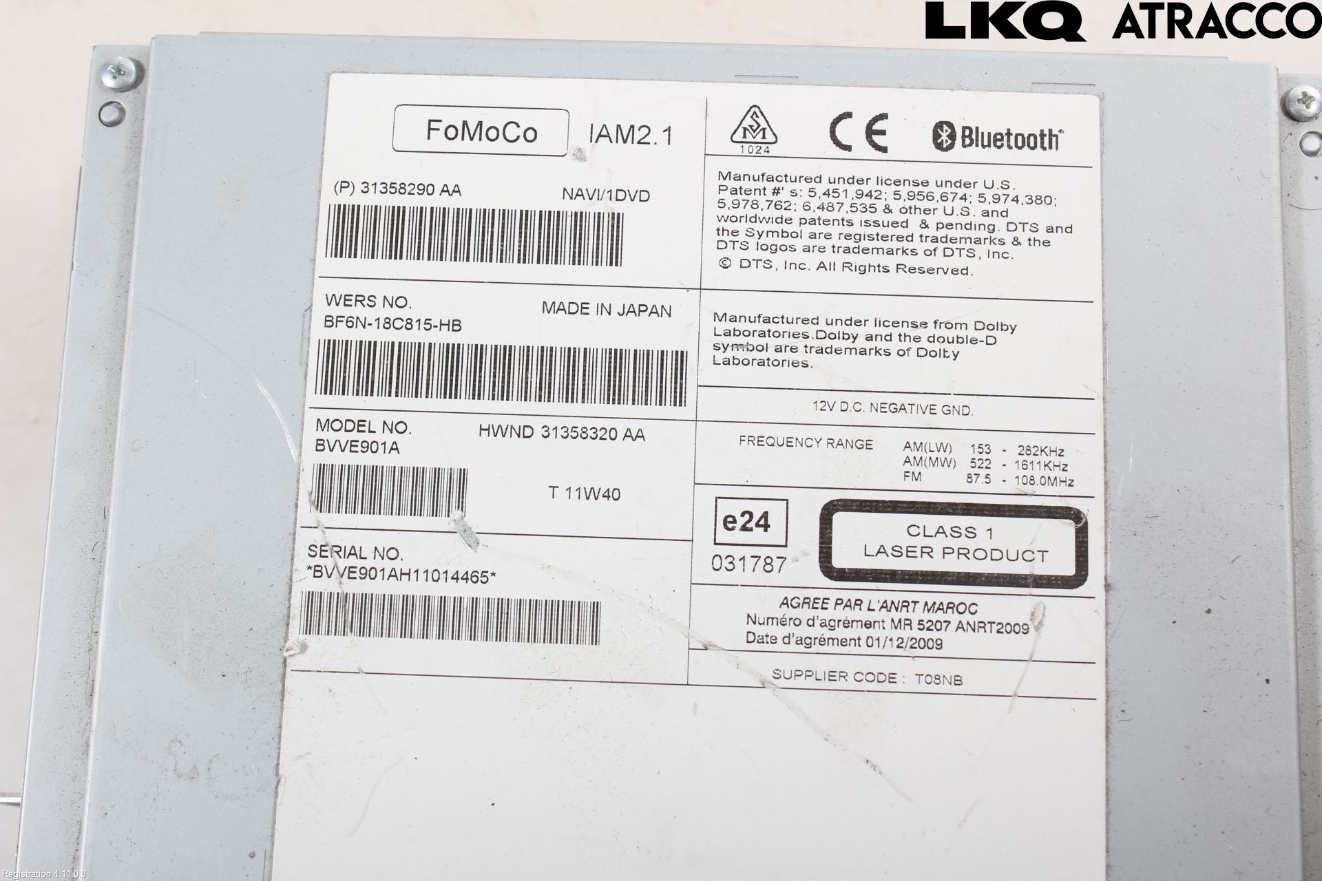 Volvo V70 08-13 Stereo Radio Med Cd