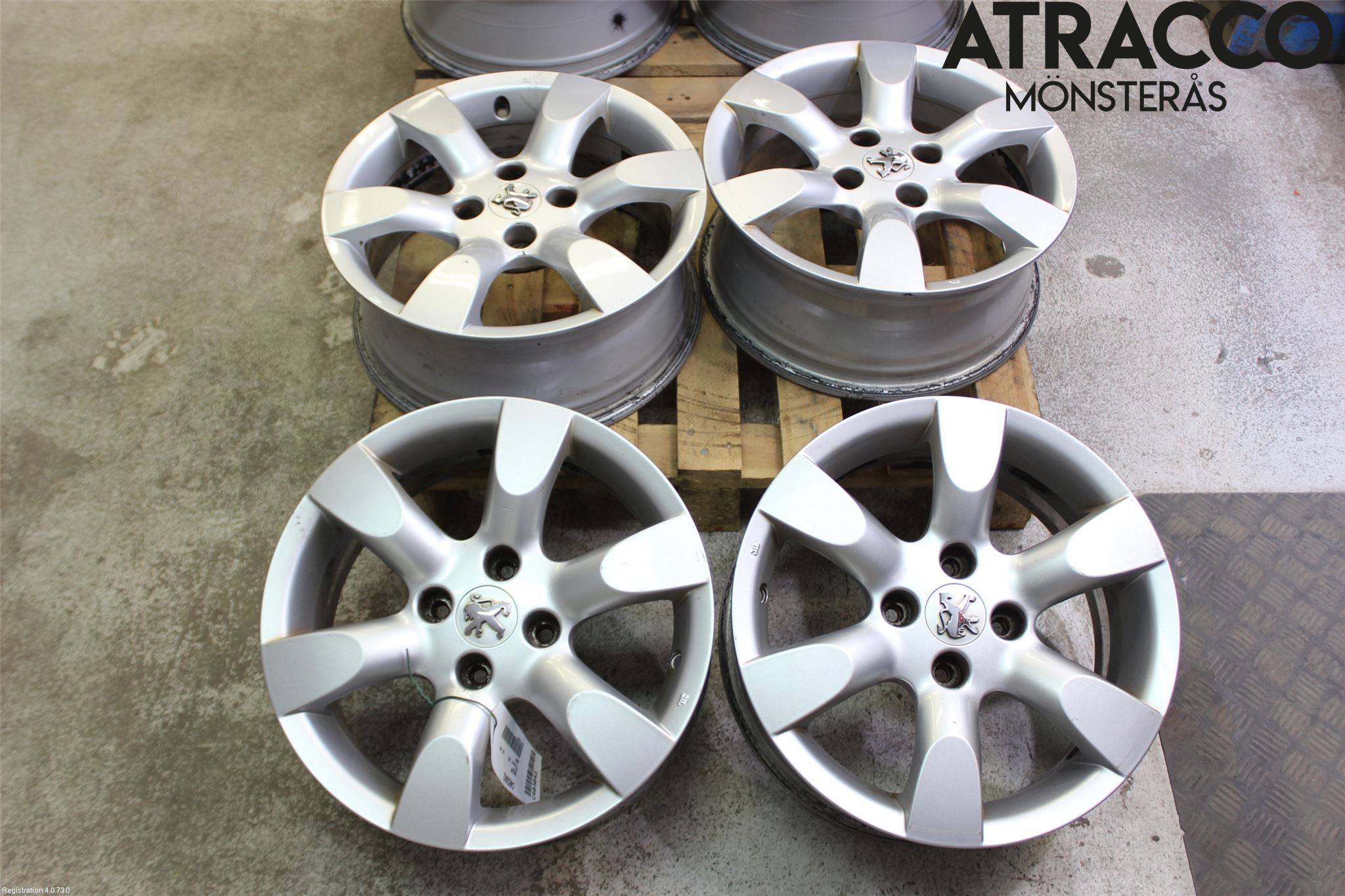 Peugeot 307     05-08 Felg Aluminium Sett 4Stk