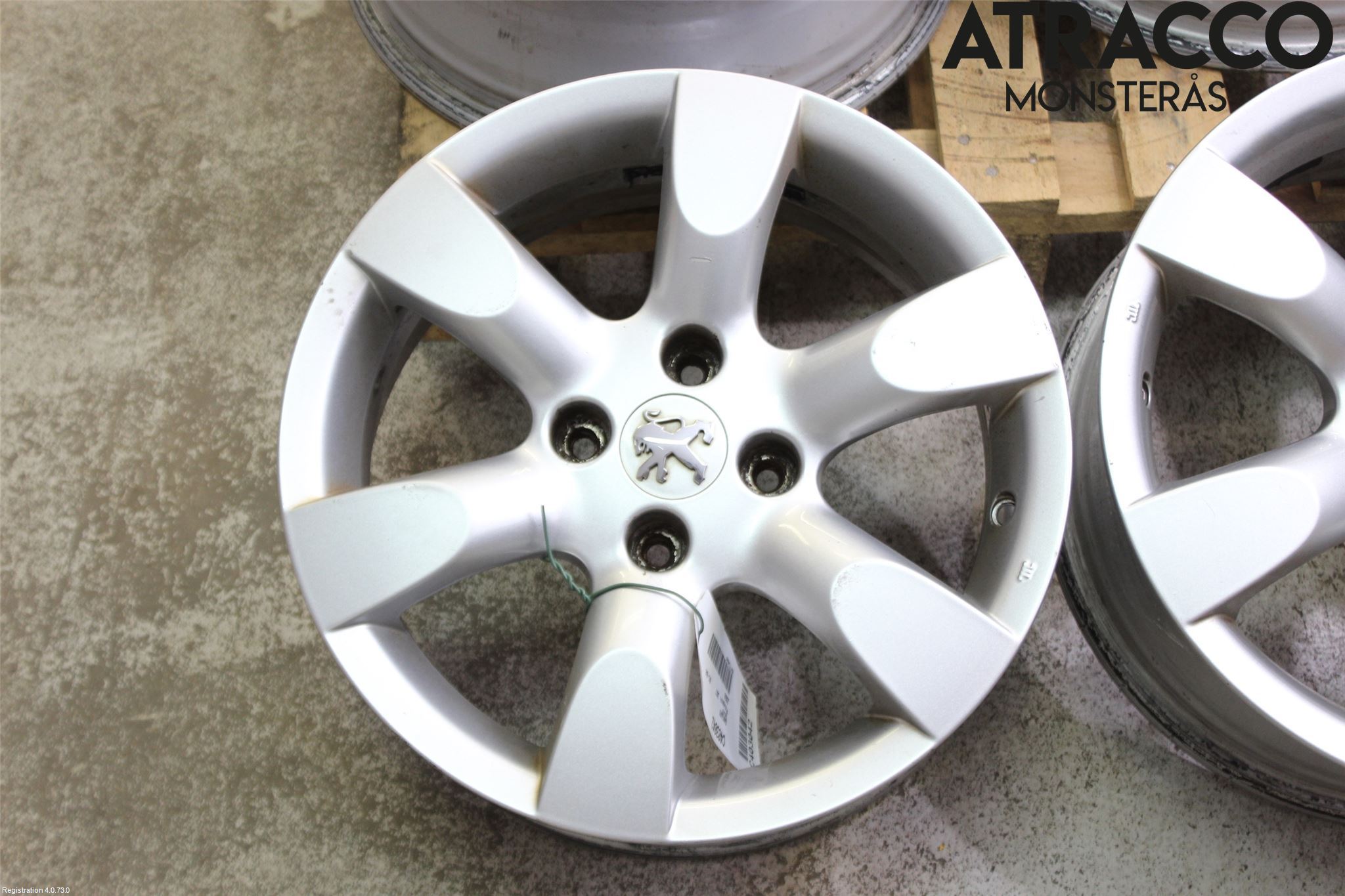 Peugeot 307     05-08 Felg Aluminium Sett 4Stk