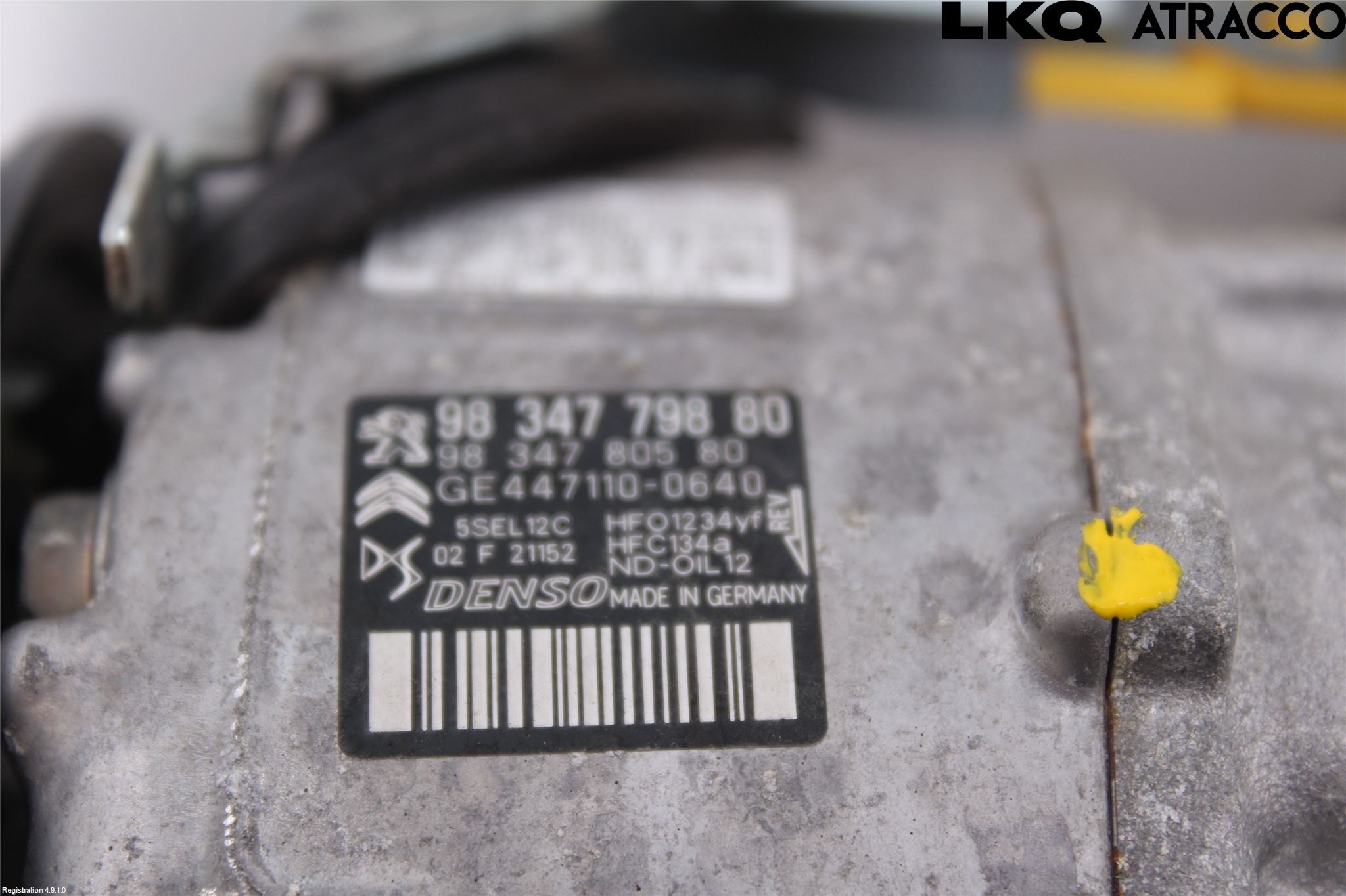 Peugeot 2008/E-2008 20- Varme Ac Kompressor