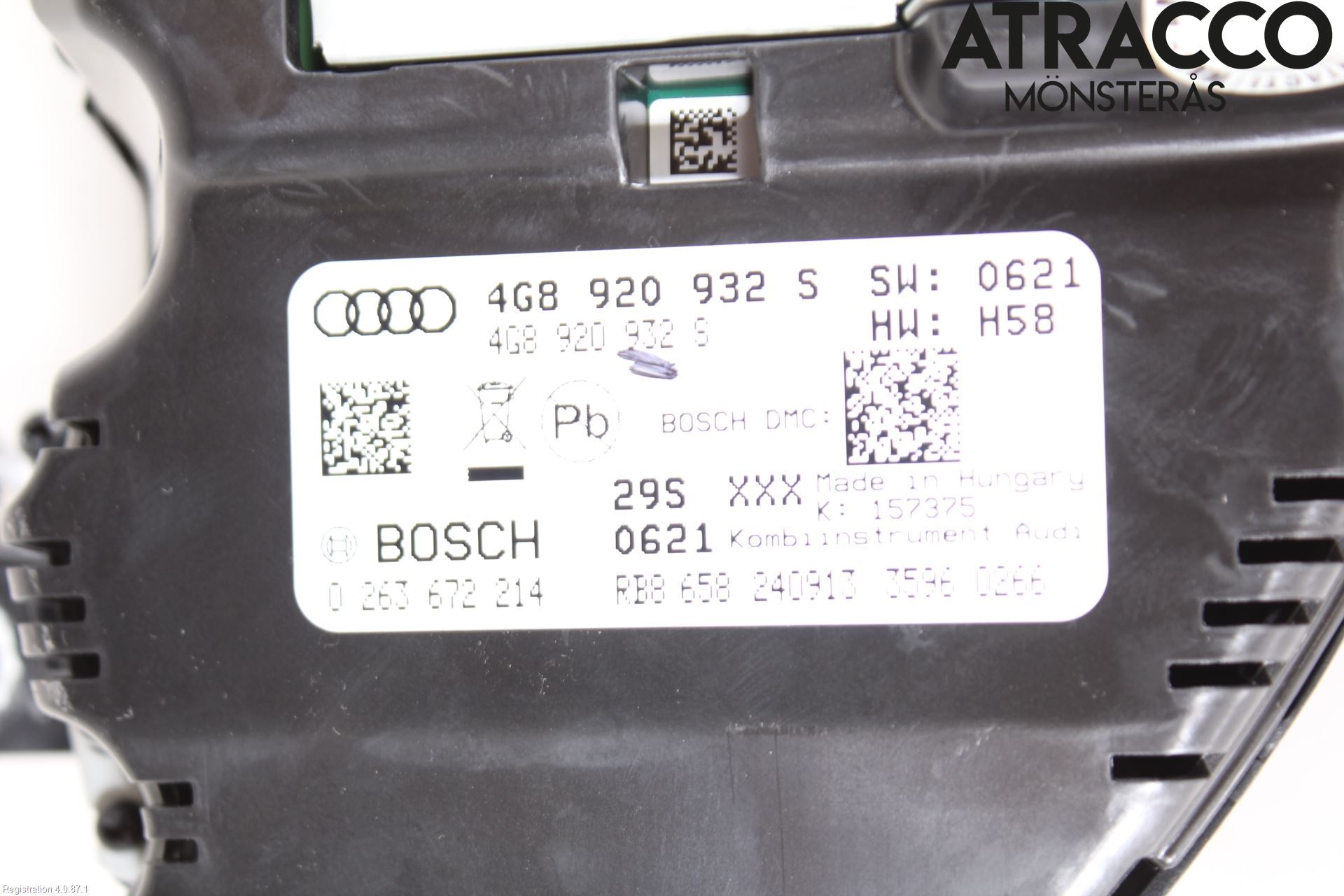 Audi A7/S7 4G 11-17 Instr Kombinert