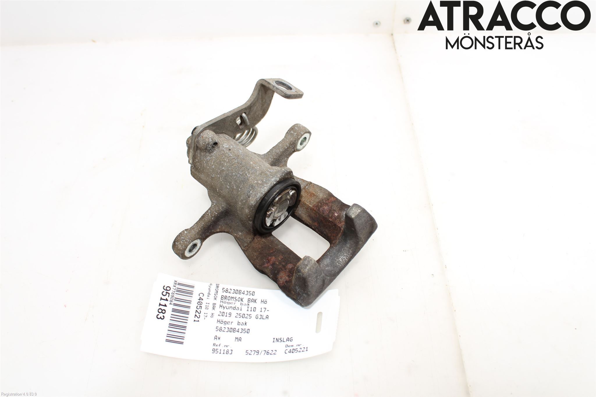 Hyundai i10 BA 17-20 Bremsecaliper Bak Høyre