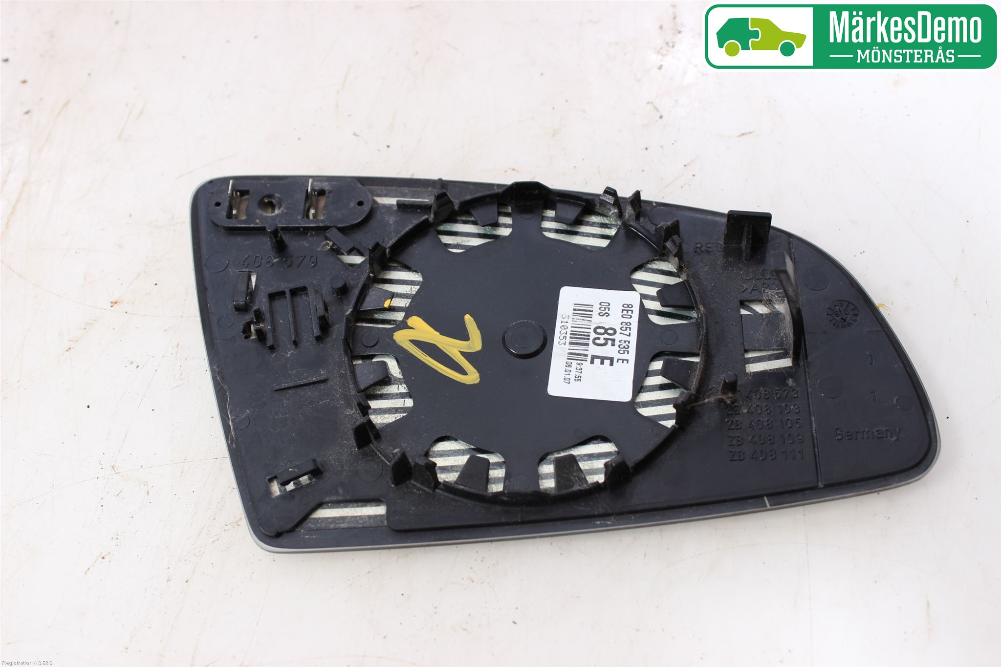 Audi A6/S6     05-11 Speil Glass V